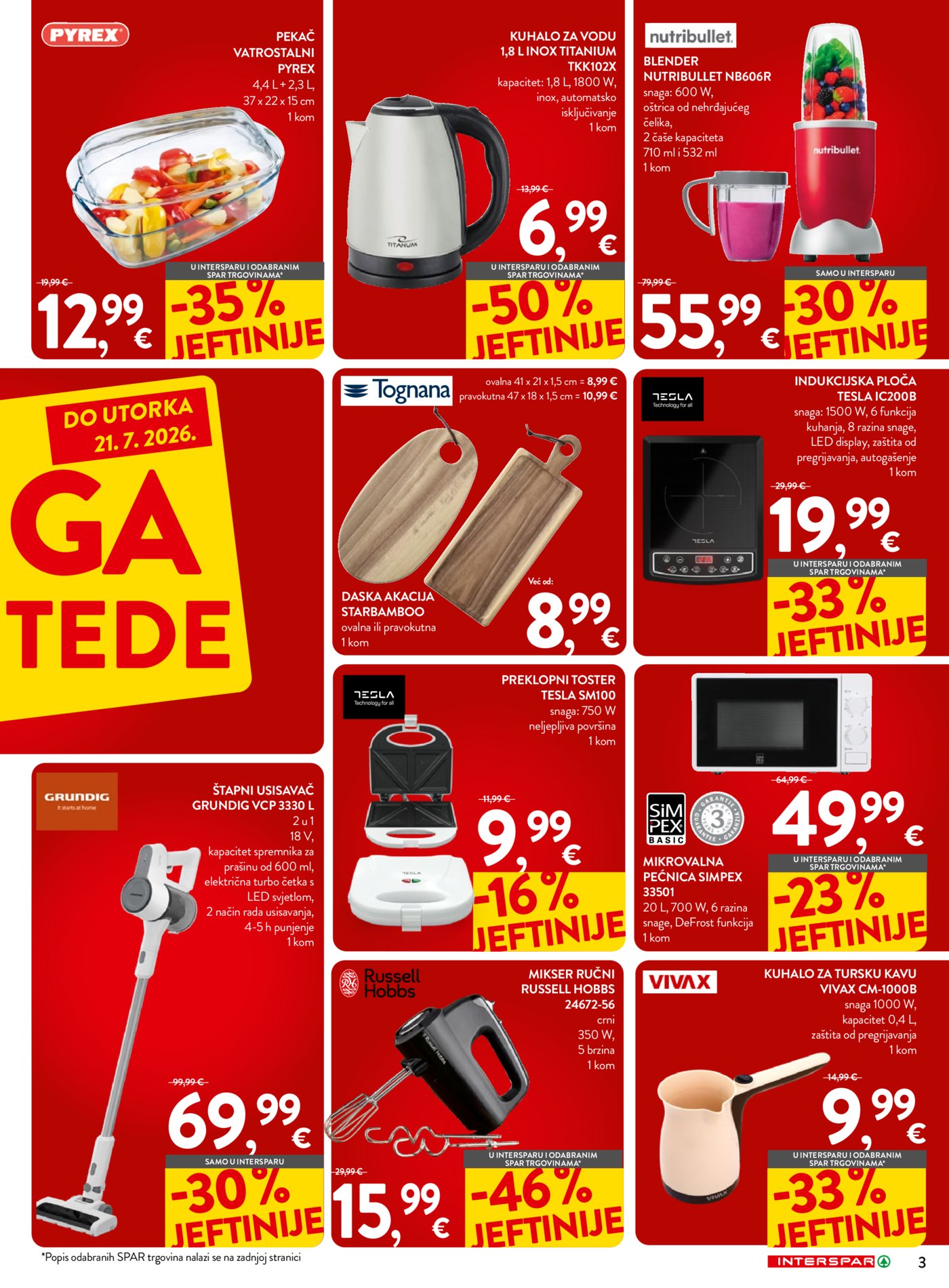 INTERSPAR katalog Akcija 08.07. - 21.07.2026.