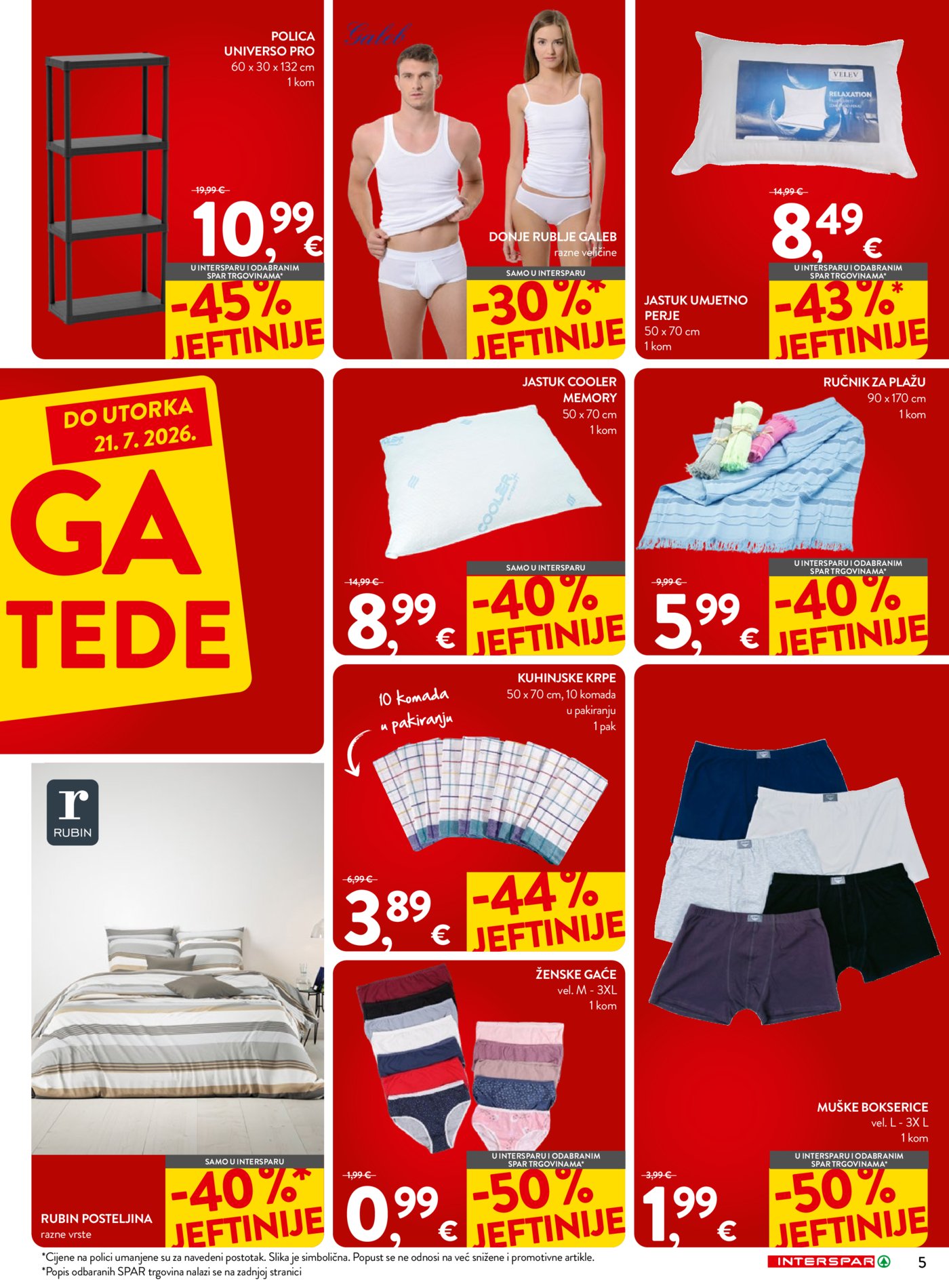 INTERSPAR katalog Akcija 08.07. - 21.07.2026.
