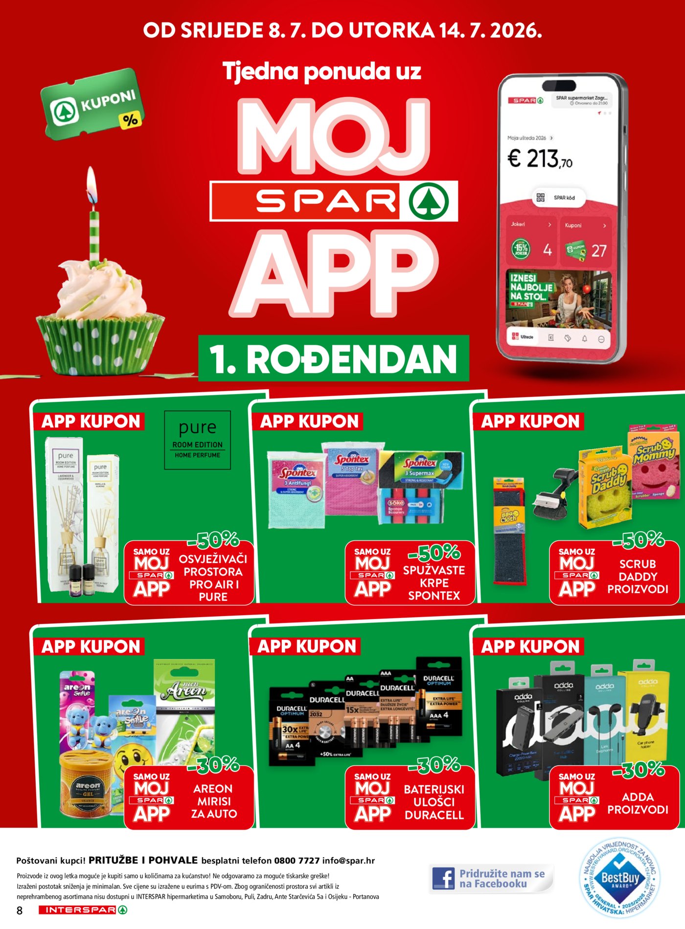 INTERSPAR katalog Akcija 08.07. - 21.07.2026.