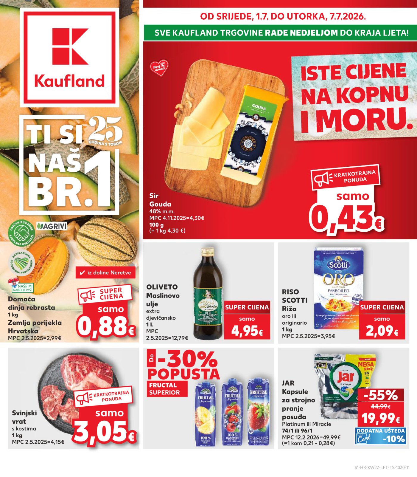 Kaufland katalog Akcija 01.07. - 07.07.2026.