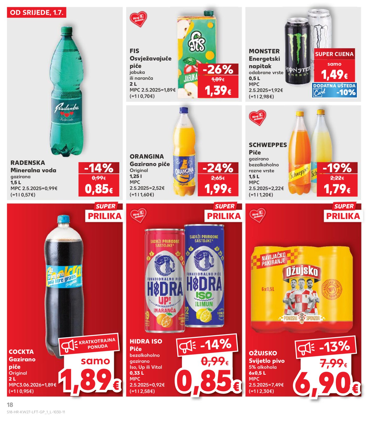 Kaufland katalog Akcija 01.07. - 07.07.2026.