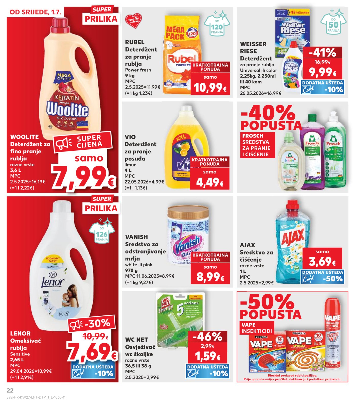 Kaufland katalog Akcija 01.07. - 07.07.2026.