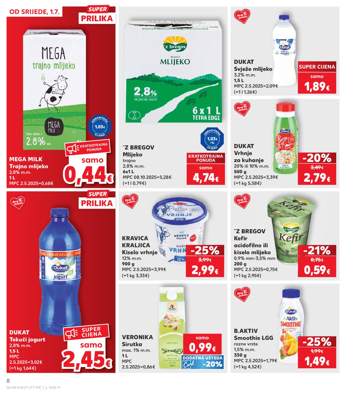 Kaufland katalog Akcija 01.07. - 07.07.2026.