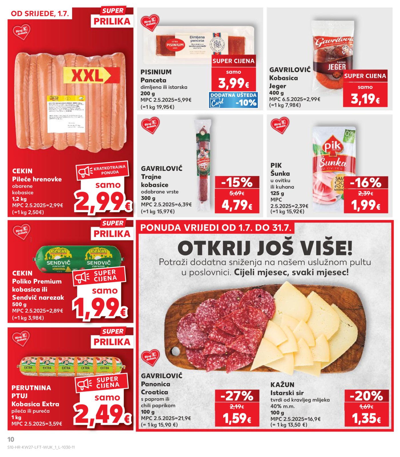 Kaufland katalog Akcija 01.07. - 07.07.2026.