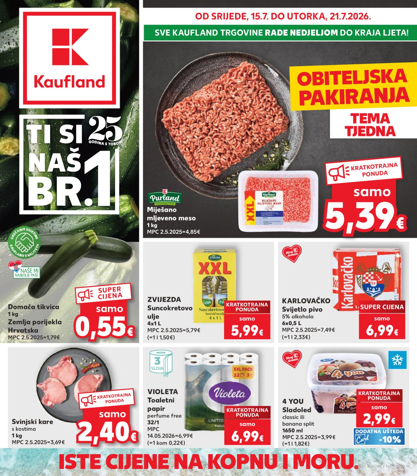 Kaufland katalog Akcija 15.07. - 21.07.2026.