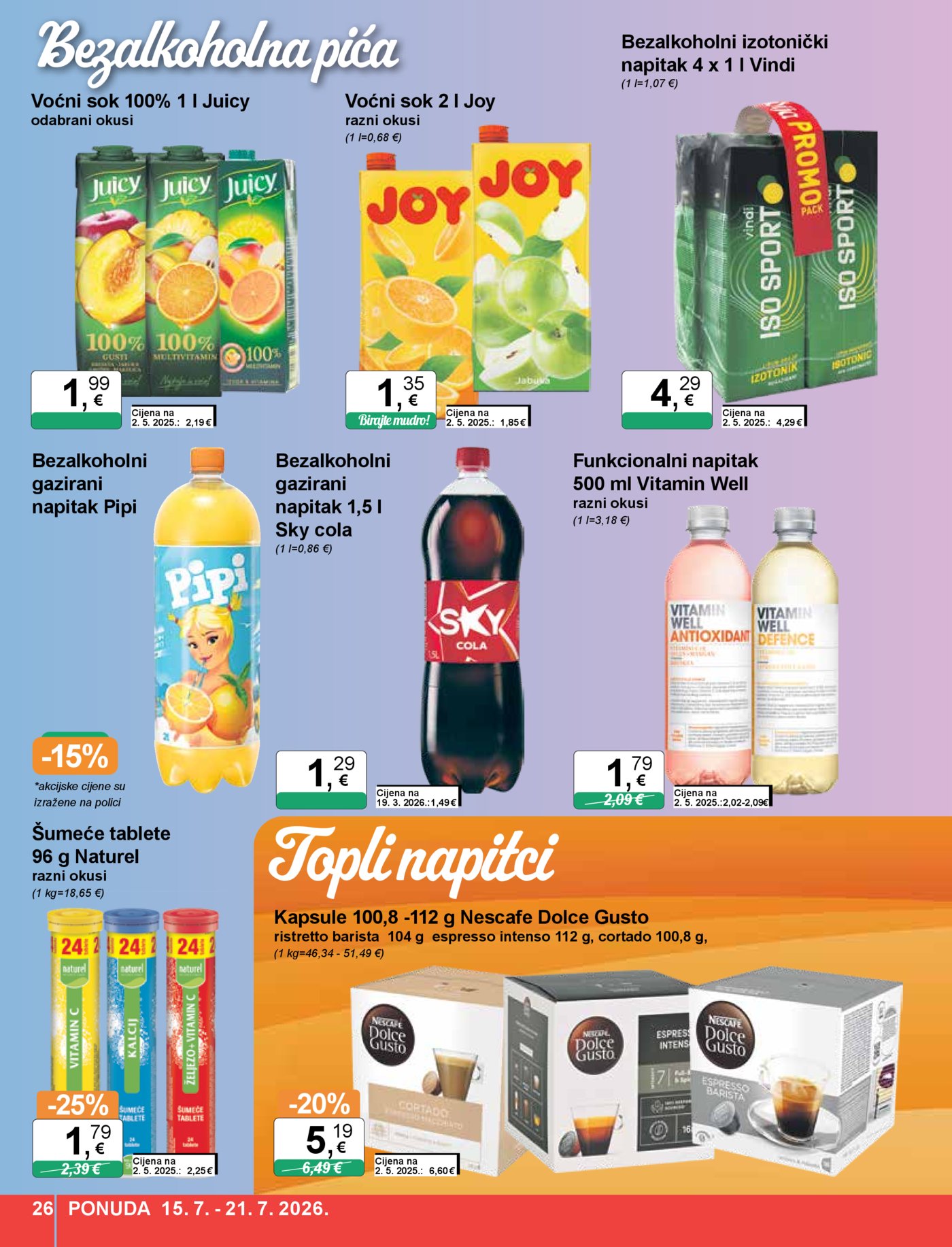 KTC katalog Široke potrošnje 15.07. - 21.07.2026.
