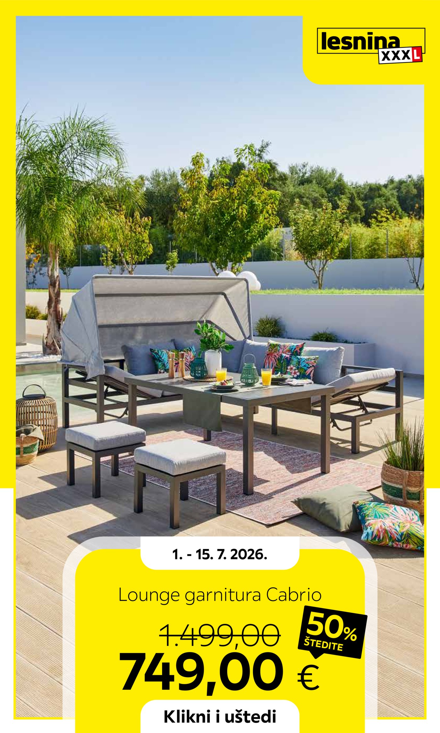 Lesnina katalog Akcija 01.07. - 15.07.2026.