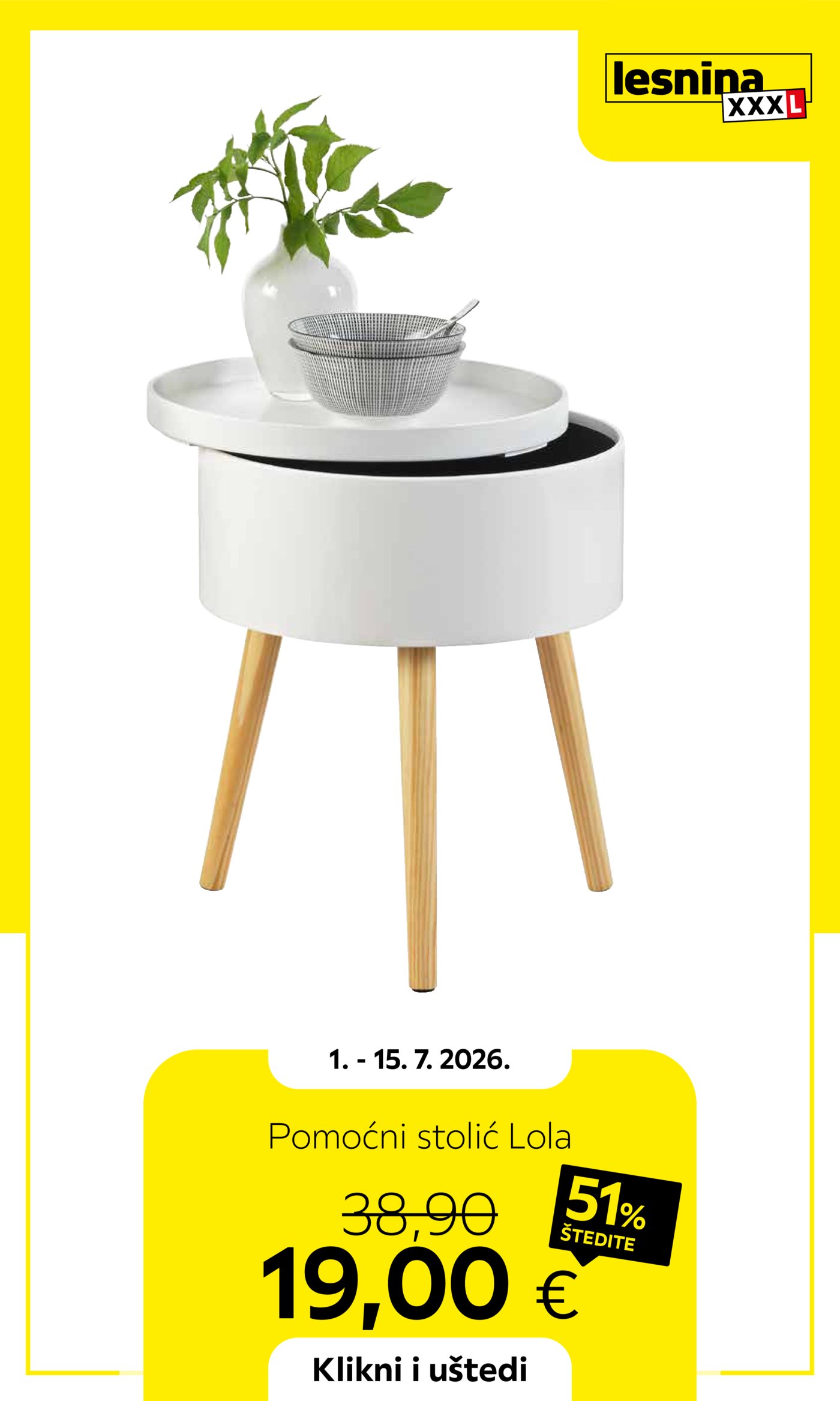 Lesnina katalog Akcija 01.07. - 15.07.2026.