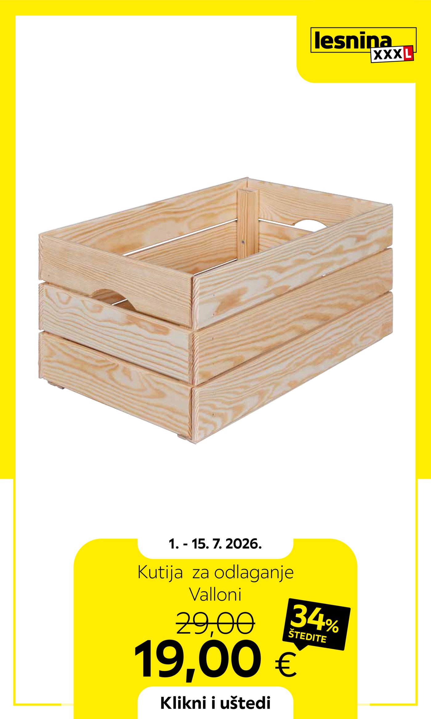 Lesnina katalog Akcija 01.07. - 15.07.2026.
