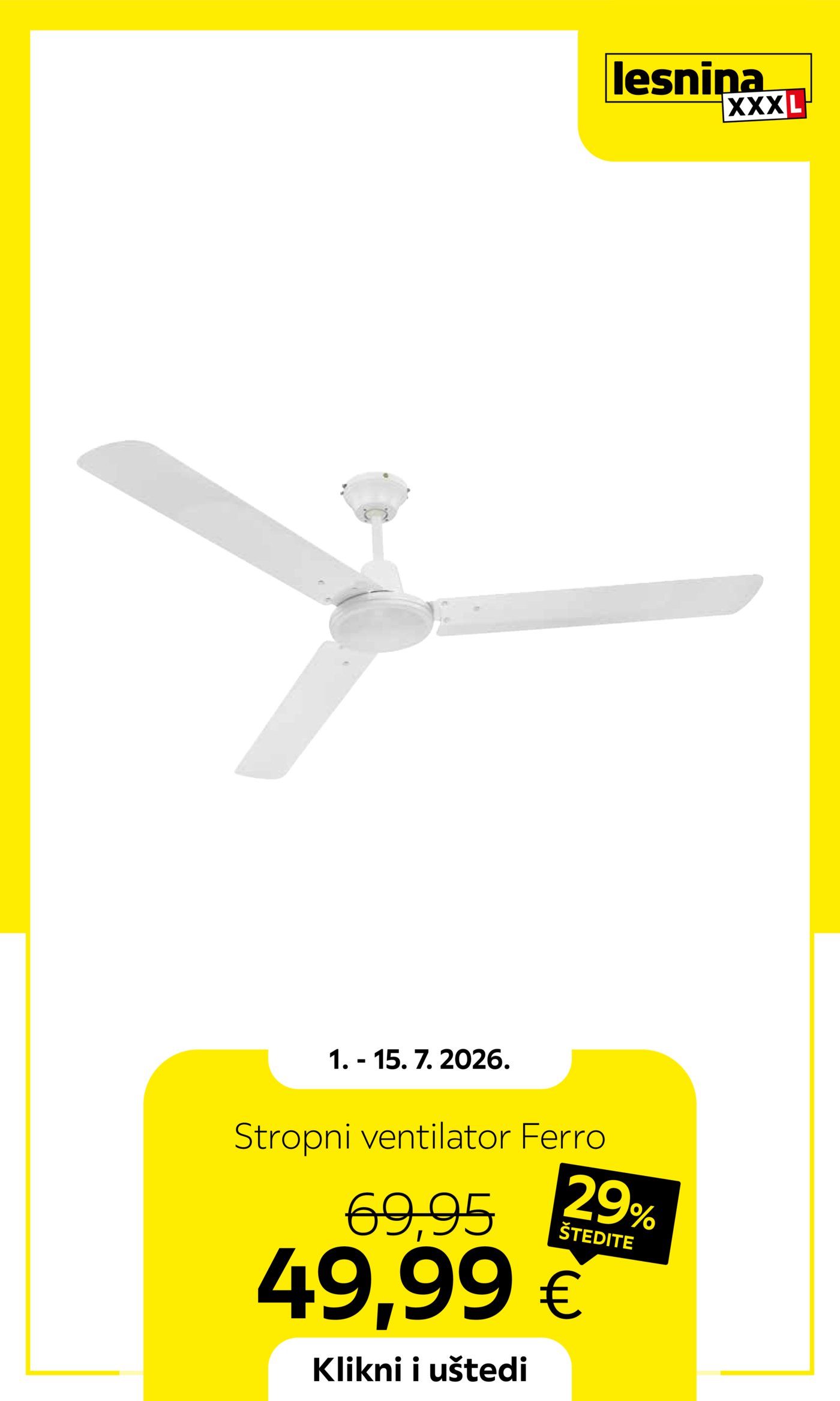 Lesnina katalog Akcija 01.07. - 15.07.2026.