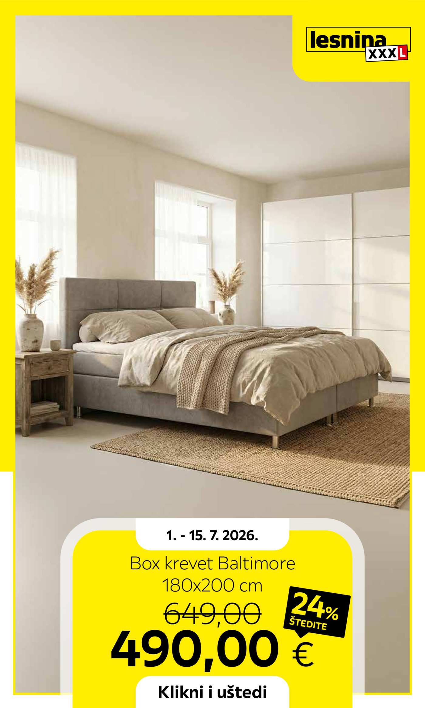 Lesnina katalog Akcija 01.07. - 15.07.2026.