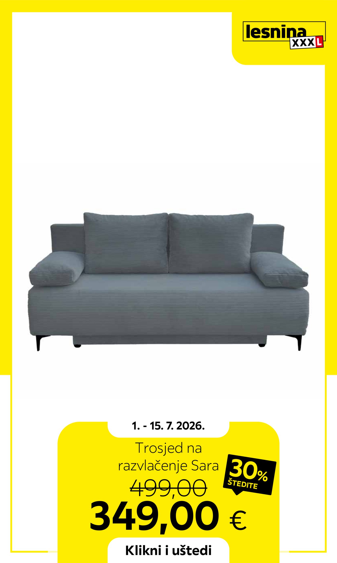 Lesnina katalog Akcija 01.07. - 15.07.2026.