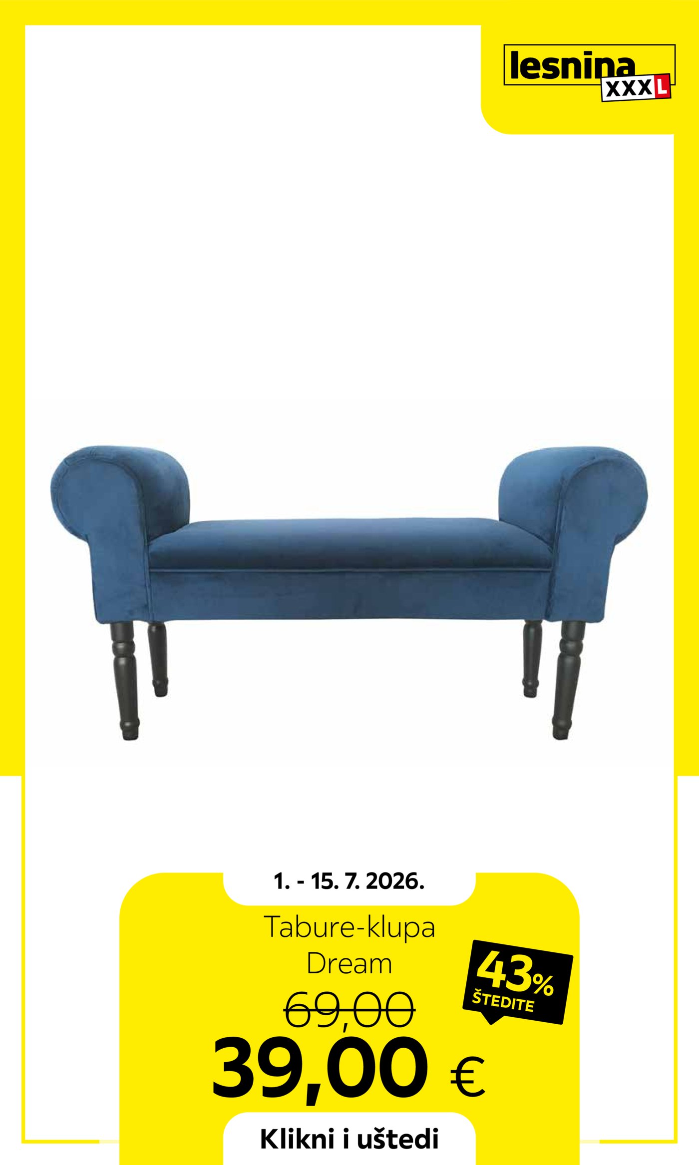 Lesnina katalog Akcija 01.07. - 15.07.2026.