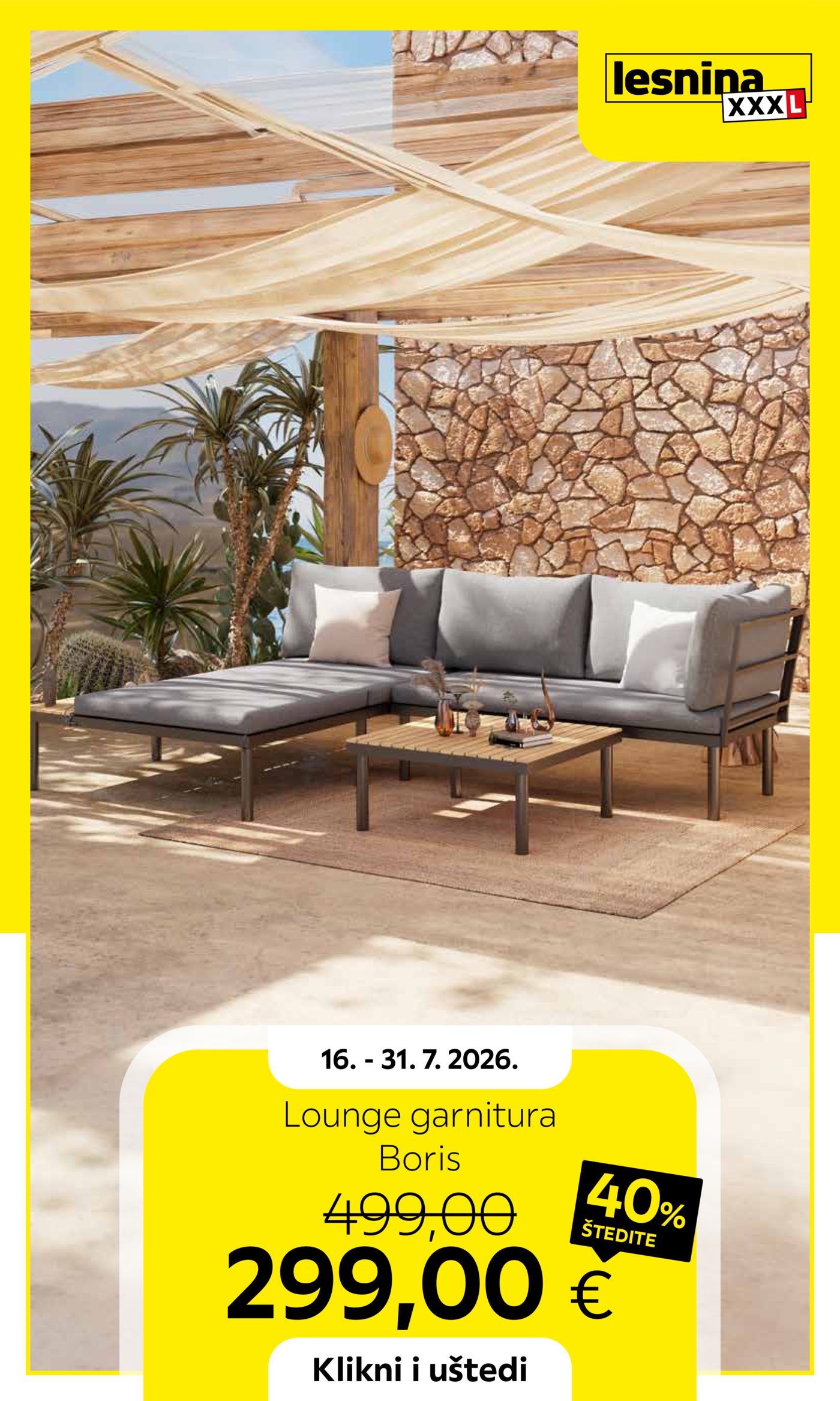 Lesnina katalog Akcija 16.07. - 31.07.2026.
