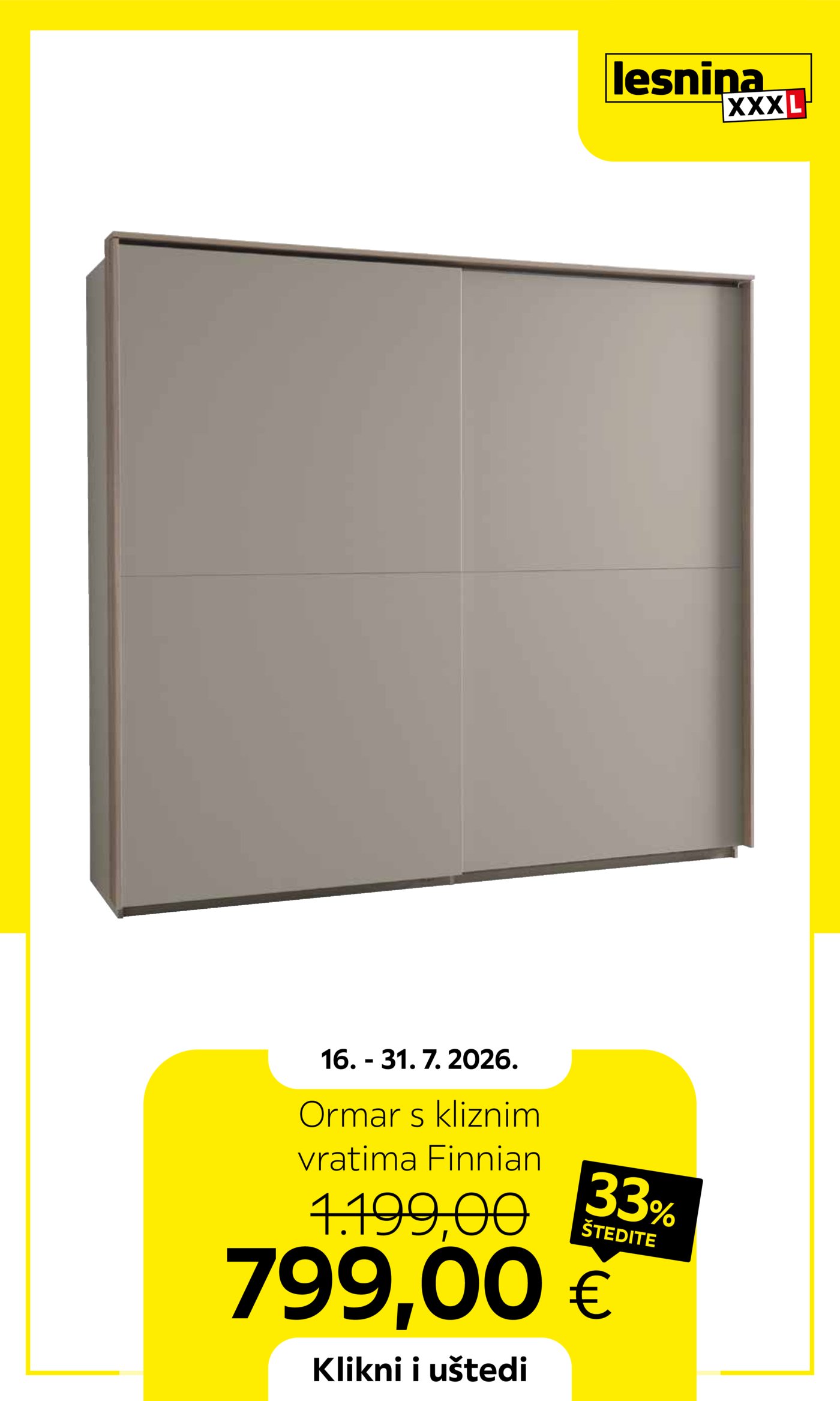 Lesnina katalog Akcija 16.07. - 31.07.2026.