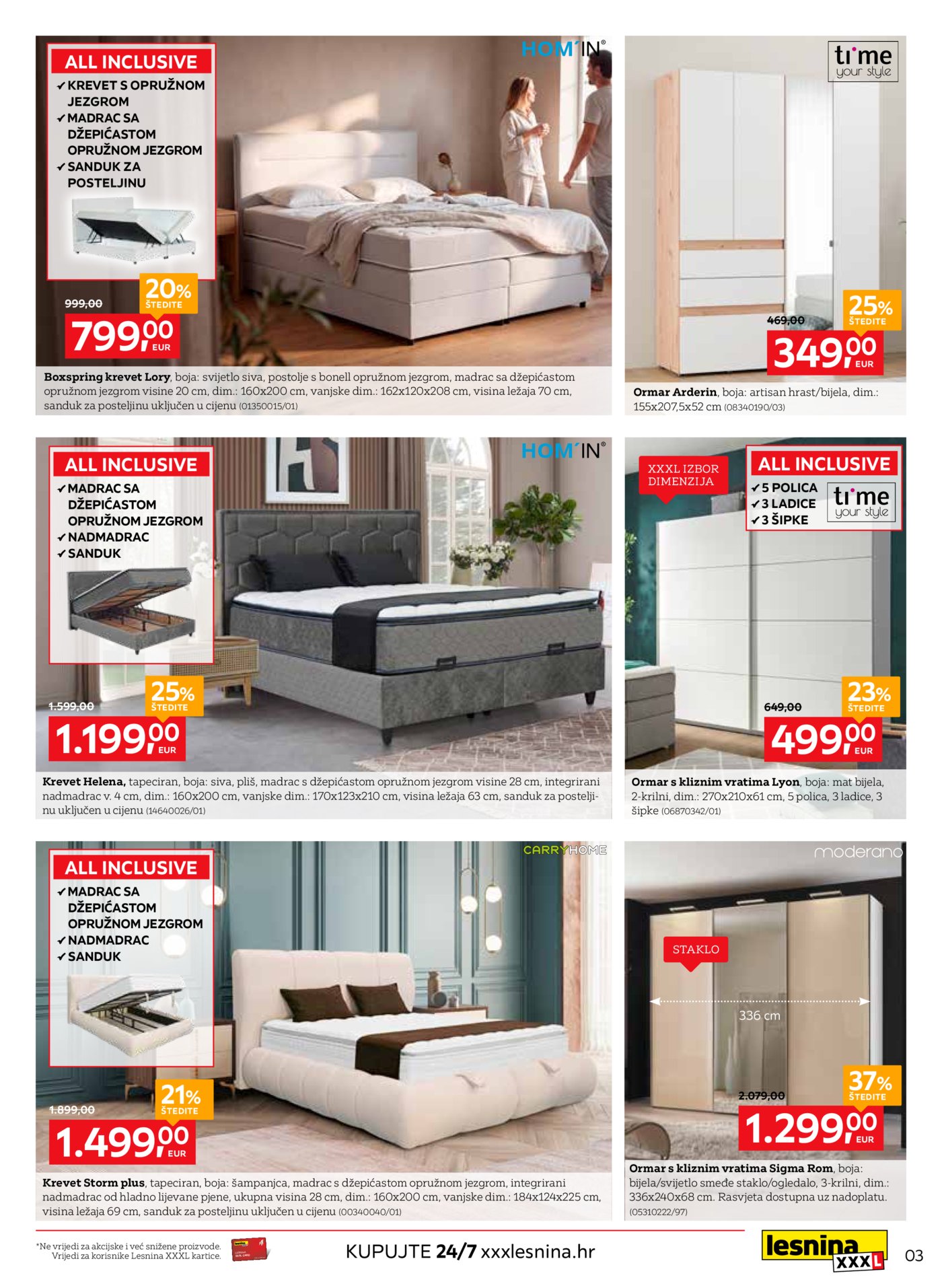 Lesnina katalog Za mirne snove 13.07. - 01.08.2026.