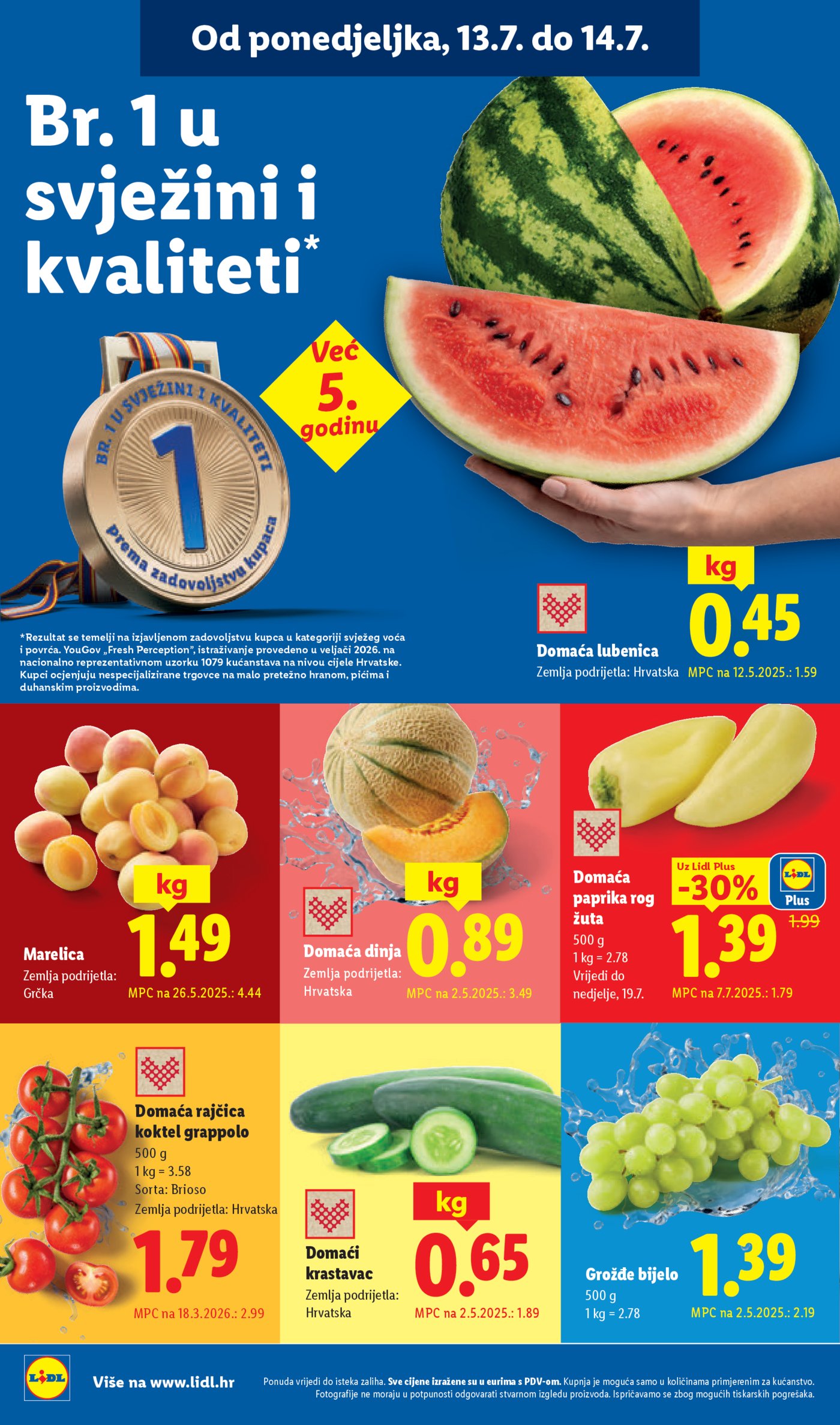 Lidl katalog super ponuda od ponedjeljka 13.07.2026. - 19.07.2026.