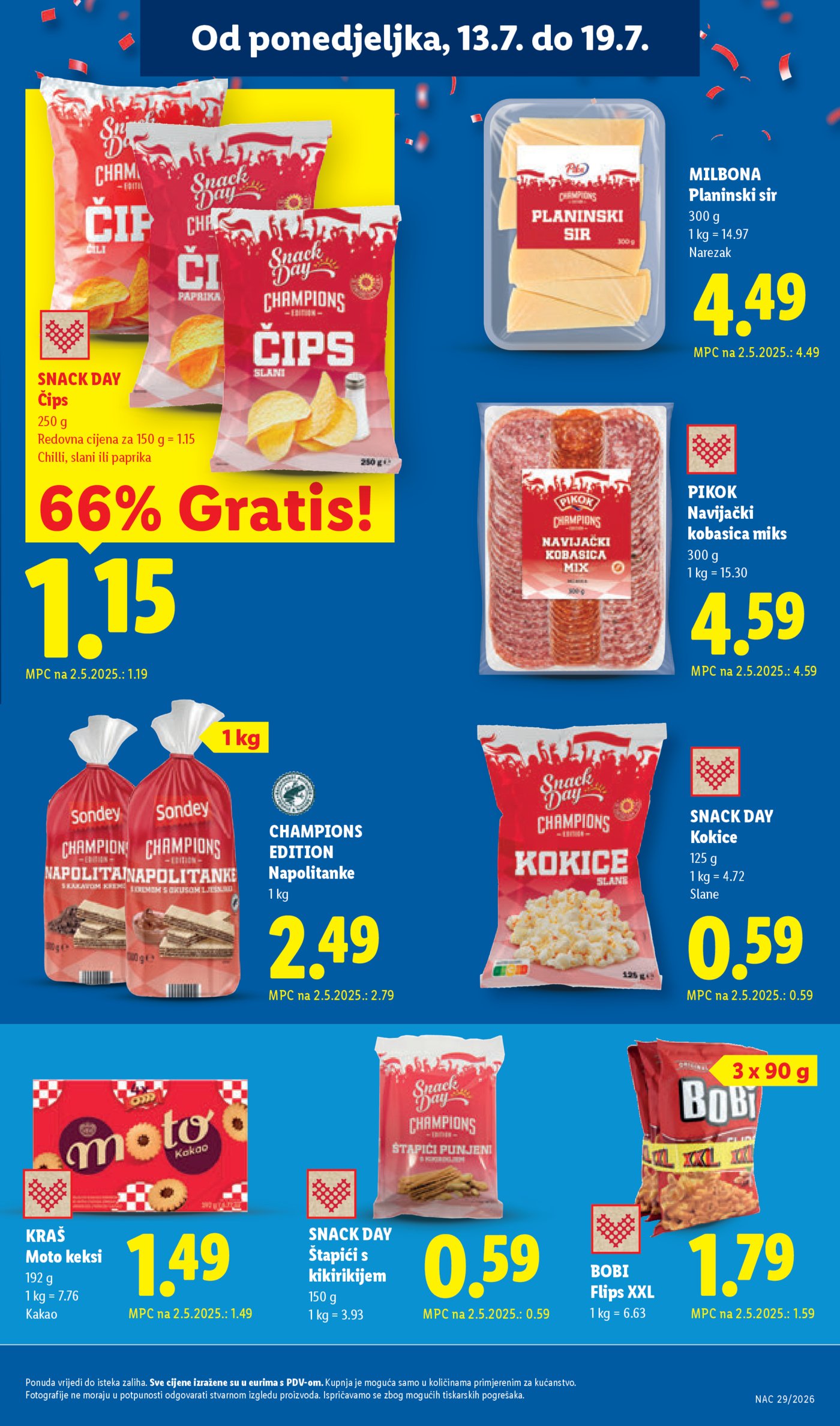 Lidl katalog super ponuda od ponedjeljka 13.07.2026. - 19.07.2026.