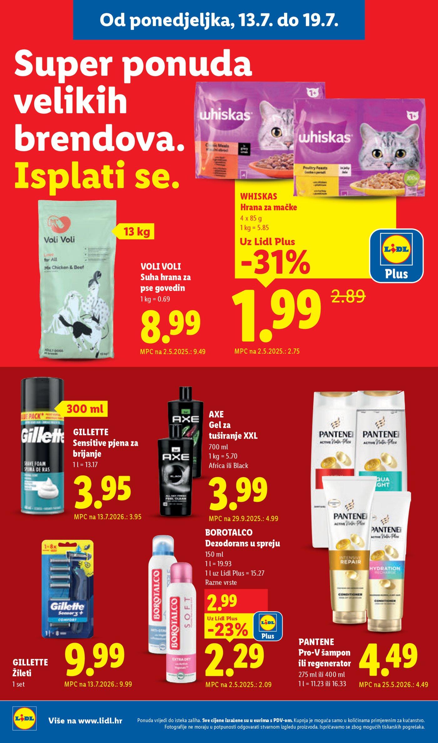 Lidl katalog super ponuda od ponedjeljka 13.07.2026. - 19.07.2026.