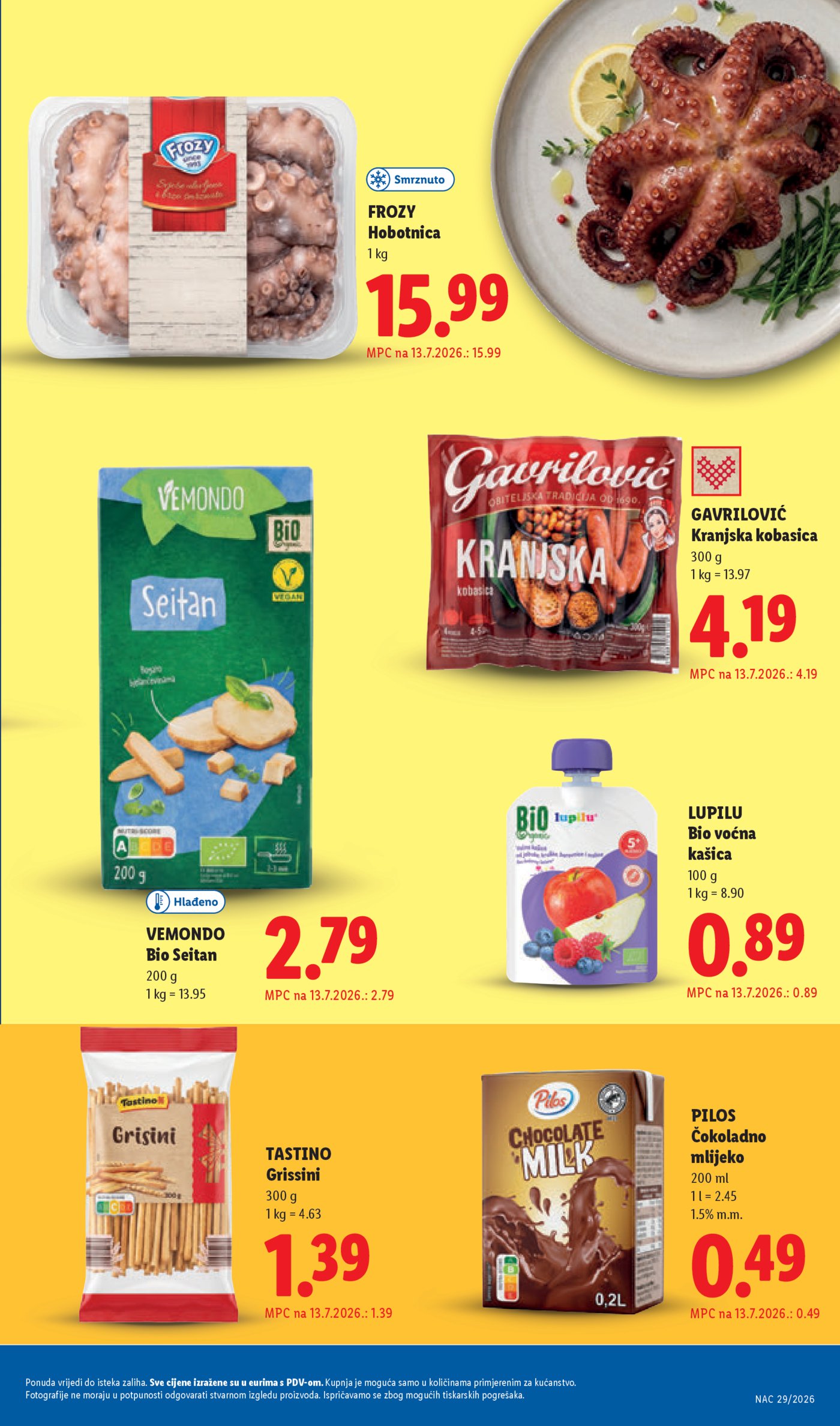 Lidl katalog super ponuda od ponedjeljka 13.07.2026. - 19.07.2026.