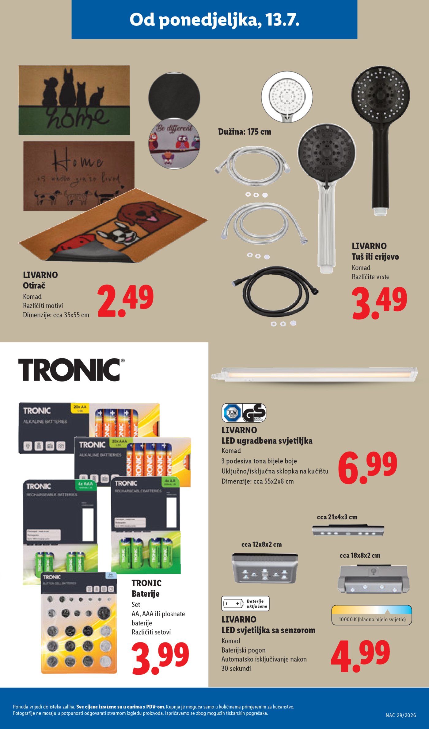 Lidl katalog super ponuda od ponedjeljka 13.07.2026. - 19.07.2026.
