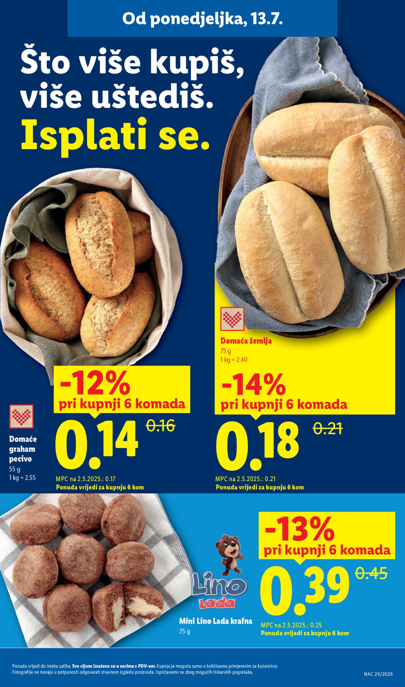 Lidl katalog super ponuda od ponedjeljka 13.07.2026. - 19.07.2026.