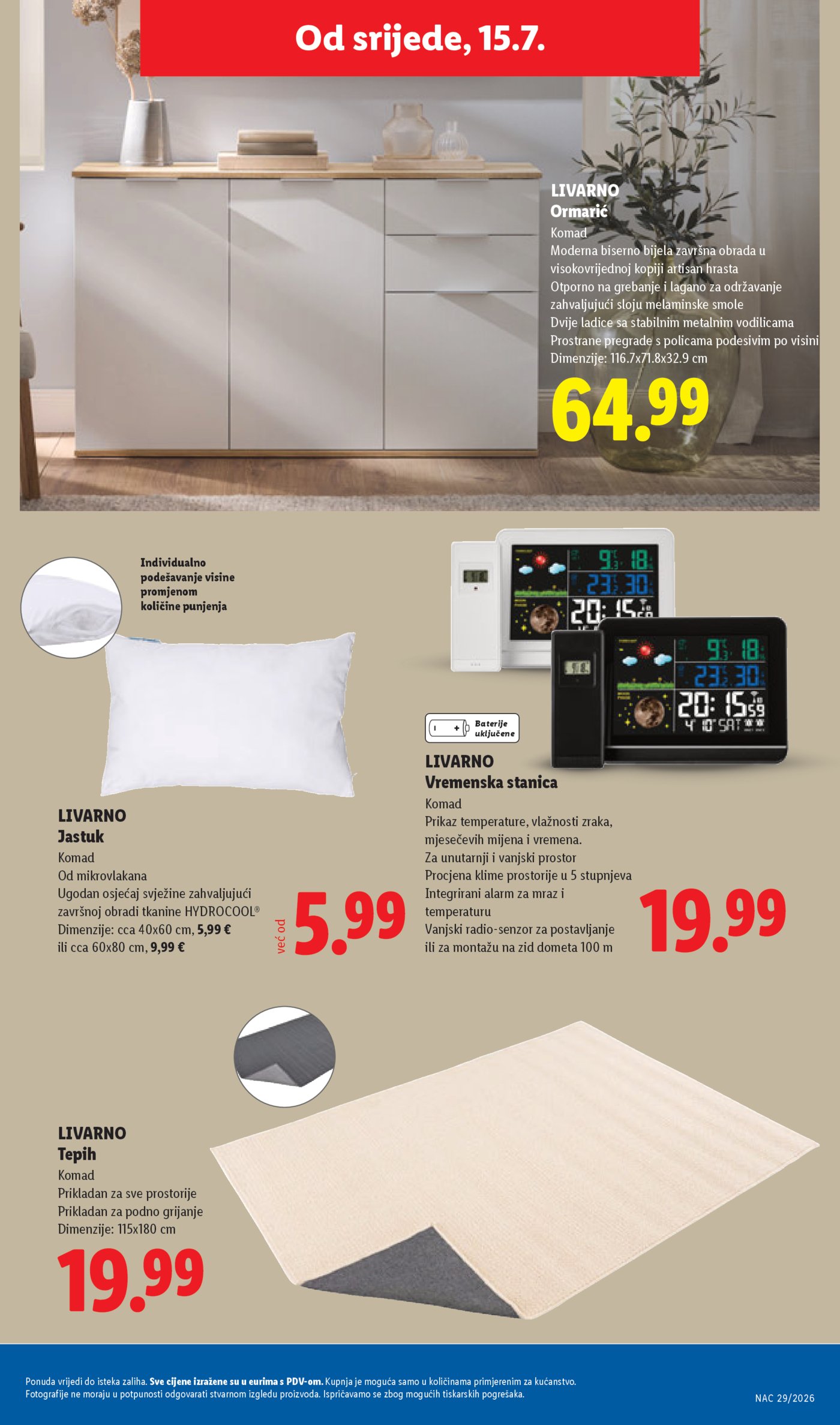 Lidl katalog super ponuda od ponedjeljka 13.07.2026. - 19.07.2026.