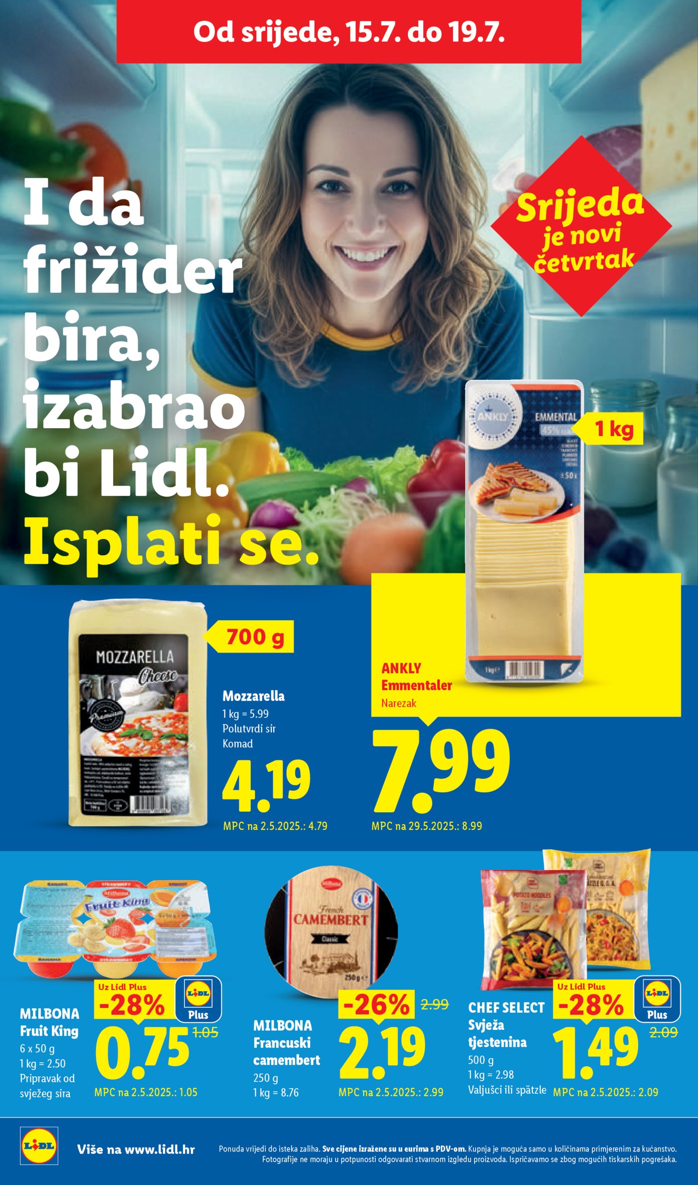 Lidl katalog super ponuda od ponedjeljka 13.07.2026. - 19.07.2026.
