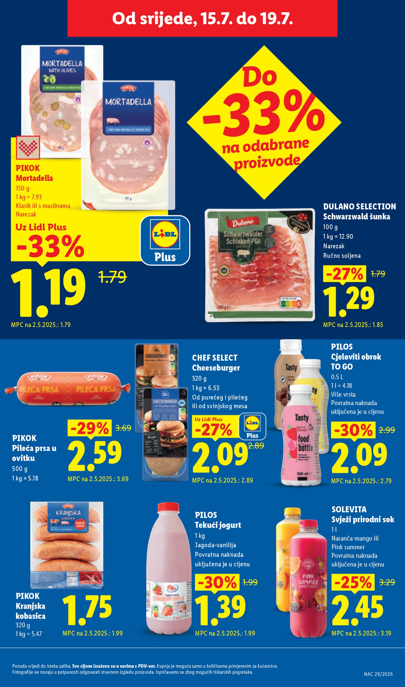 Lidl katalog super ponuda od ponedjeljka 13.07.2026. - 19.07.2026.