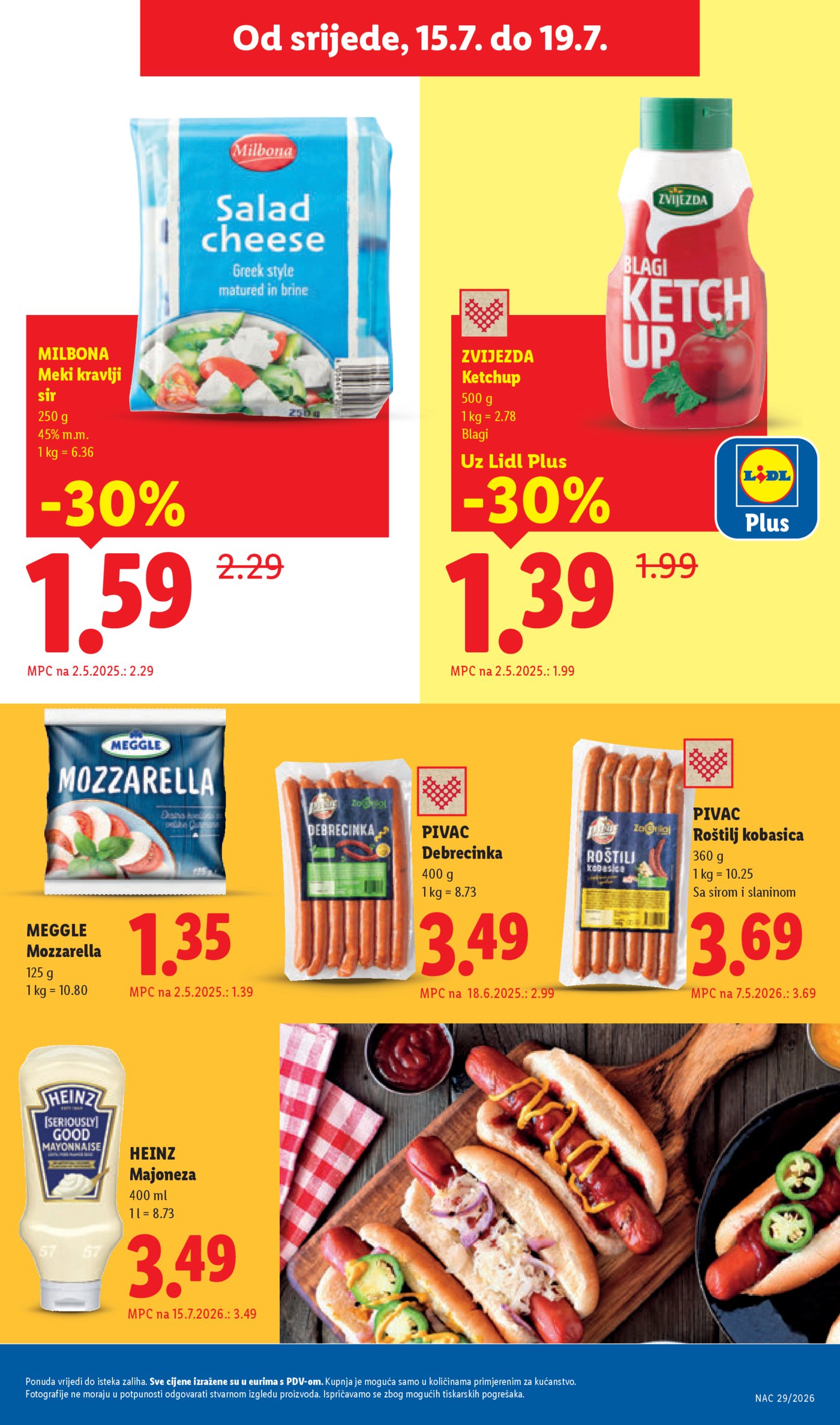 Lidl katalog super ponuda od ponedjeljka 13.07.2026. - 19.07.2026.