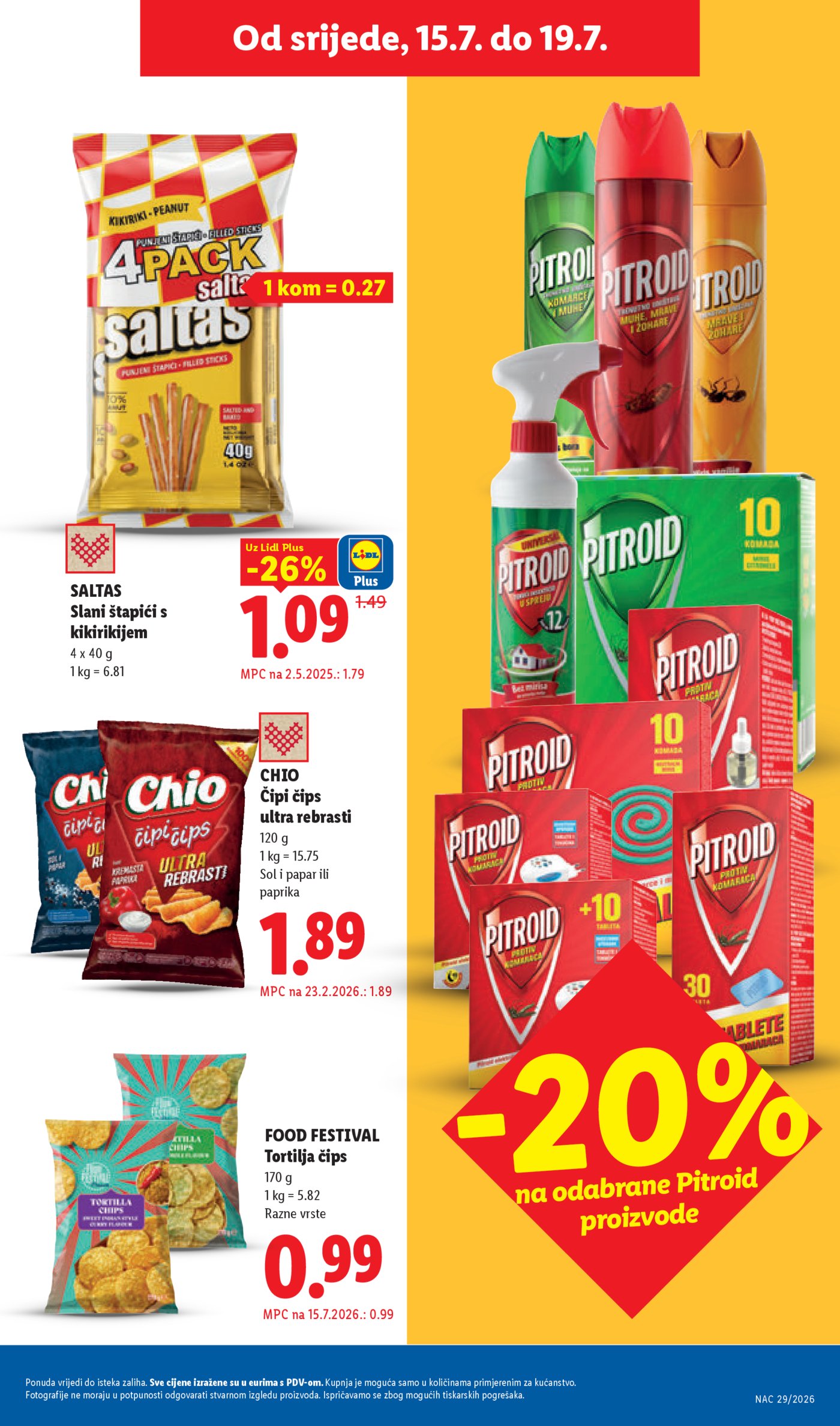 Lidl katalog super ponuda od ponedjeljka 13.07.2026. - 19.07.2026.