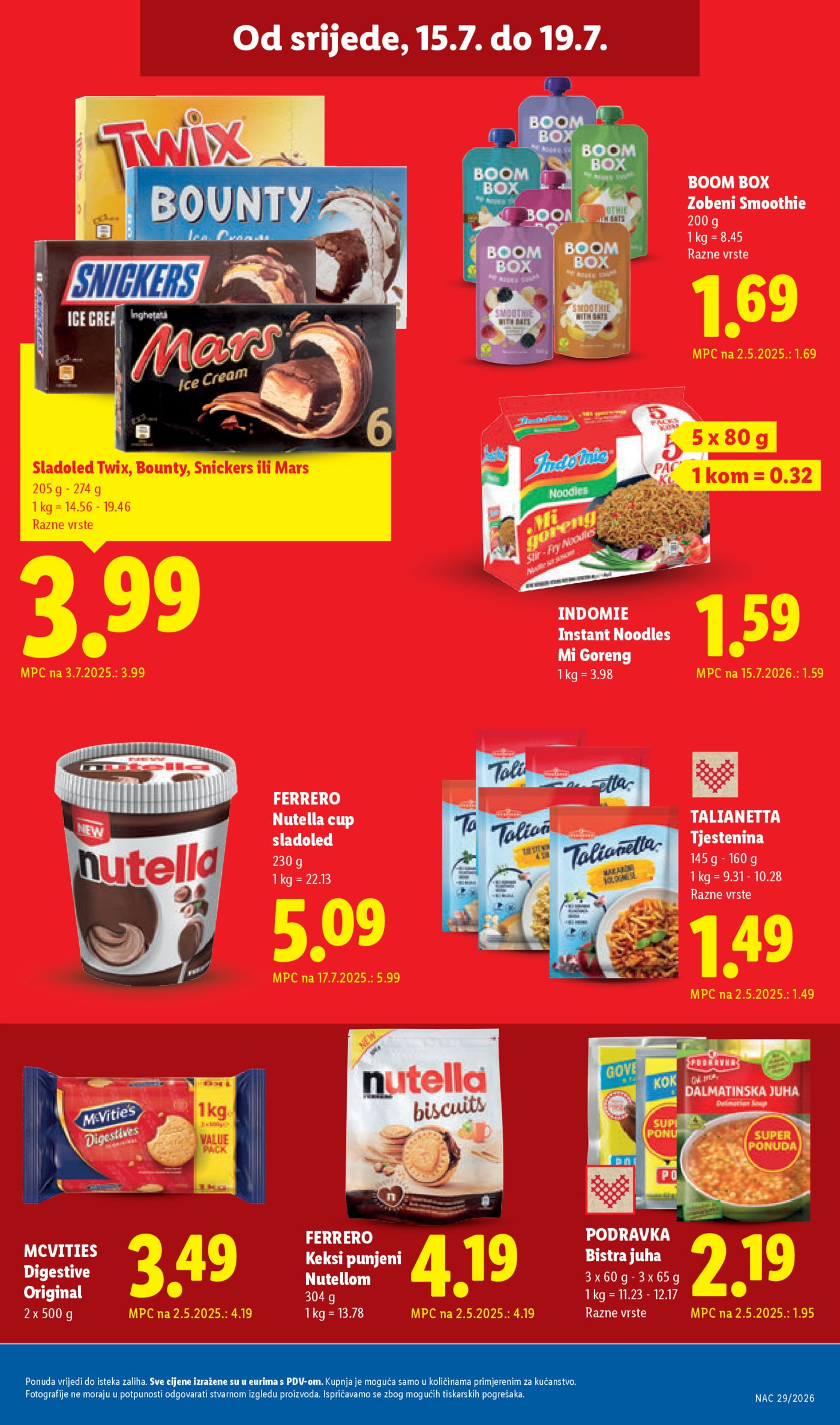 Lidl katalog super ponuda od ponedjeljka 13.07.2026. - 19.07.2026.