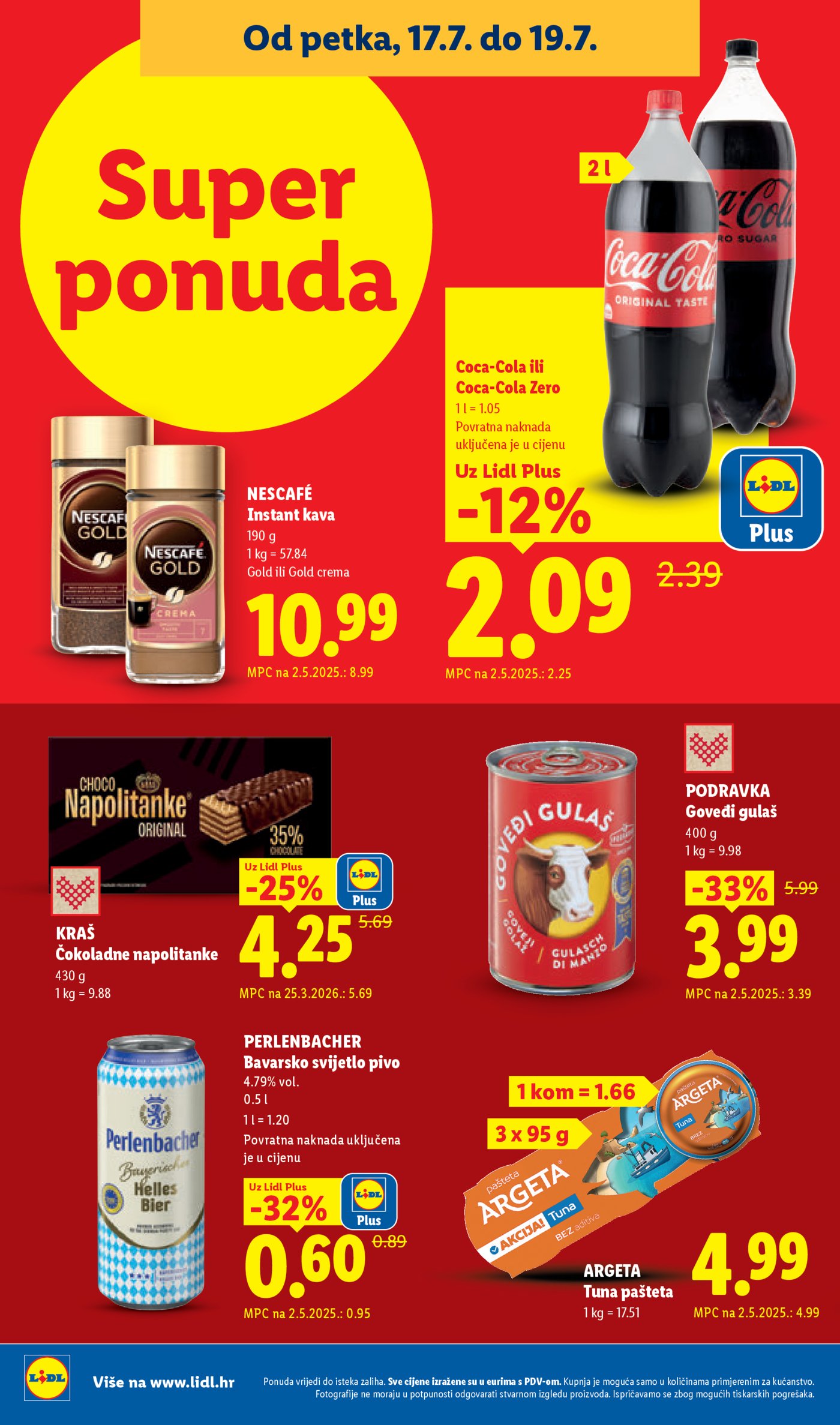 Lidl katalog super ponuda od ponedjeljka 13.07.2026. - 19.07.2026.
