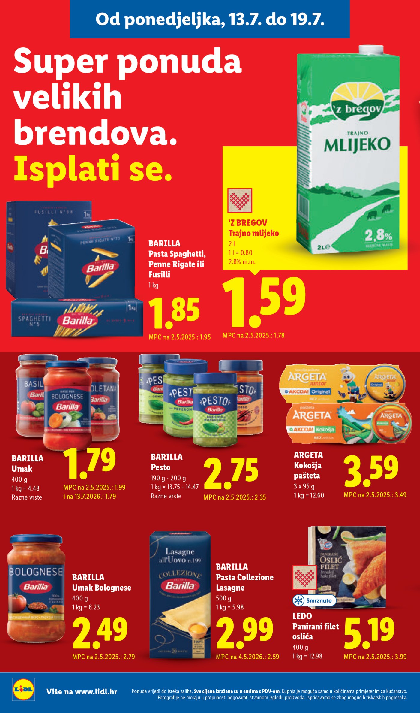 Lidl katalog super ponuda od ponedjeljka 13.07.2026. - 19.07.2026.
