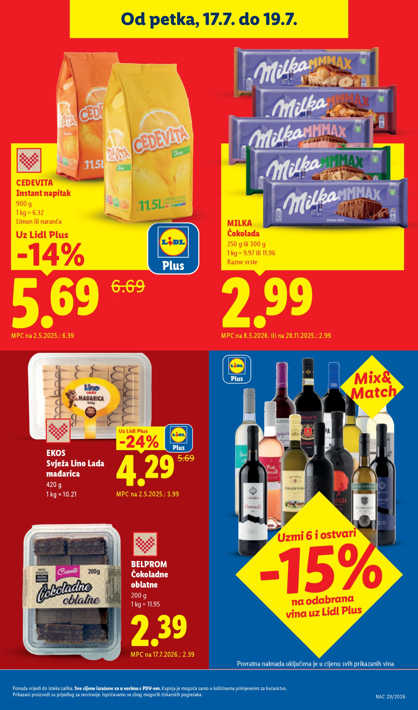 Lidl katalog super ponuda od ponedjeljka 13.07.2026. - 19.07.2026.