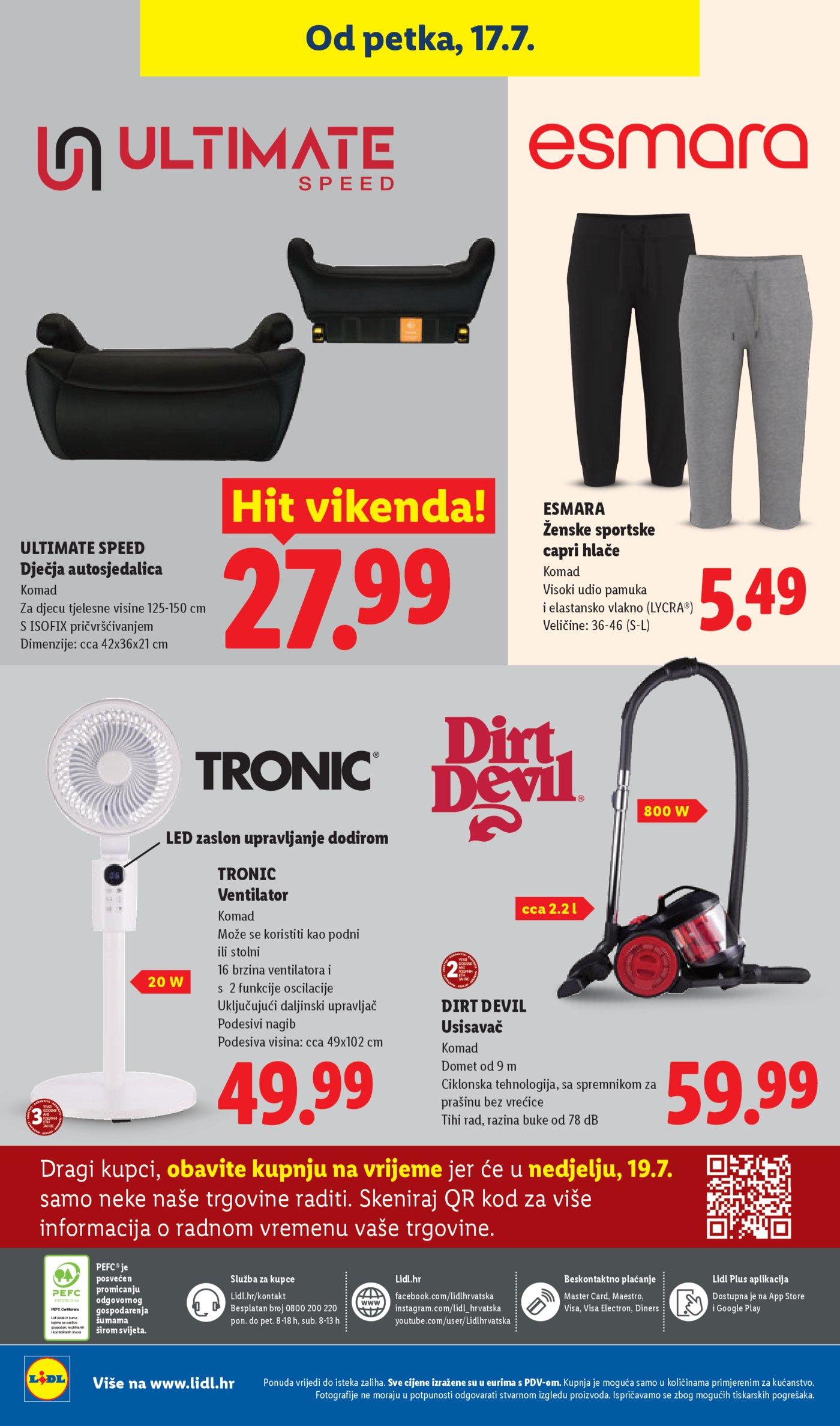 Lidl katalog super ponuda od ponedjeljka 13.07.2026. - 19.07.2026.