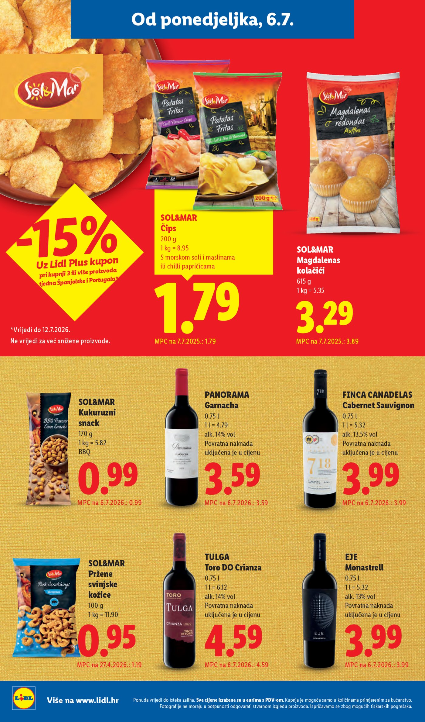 Lidl katalog Super ponuda od ponedjeljka 06.07.-12.07.2026.