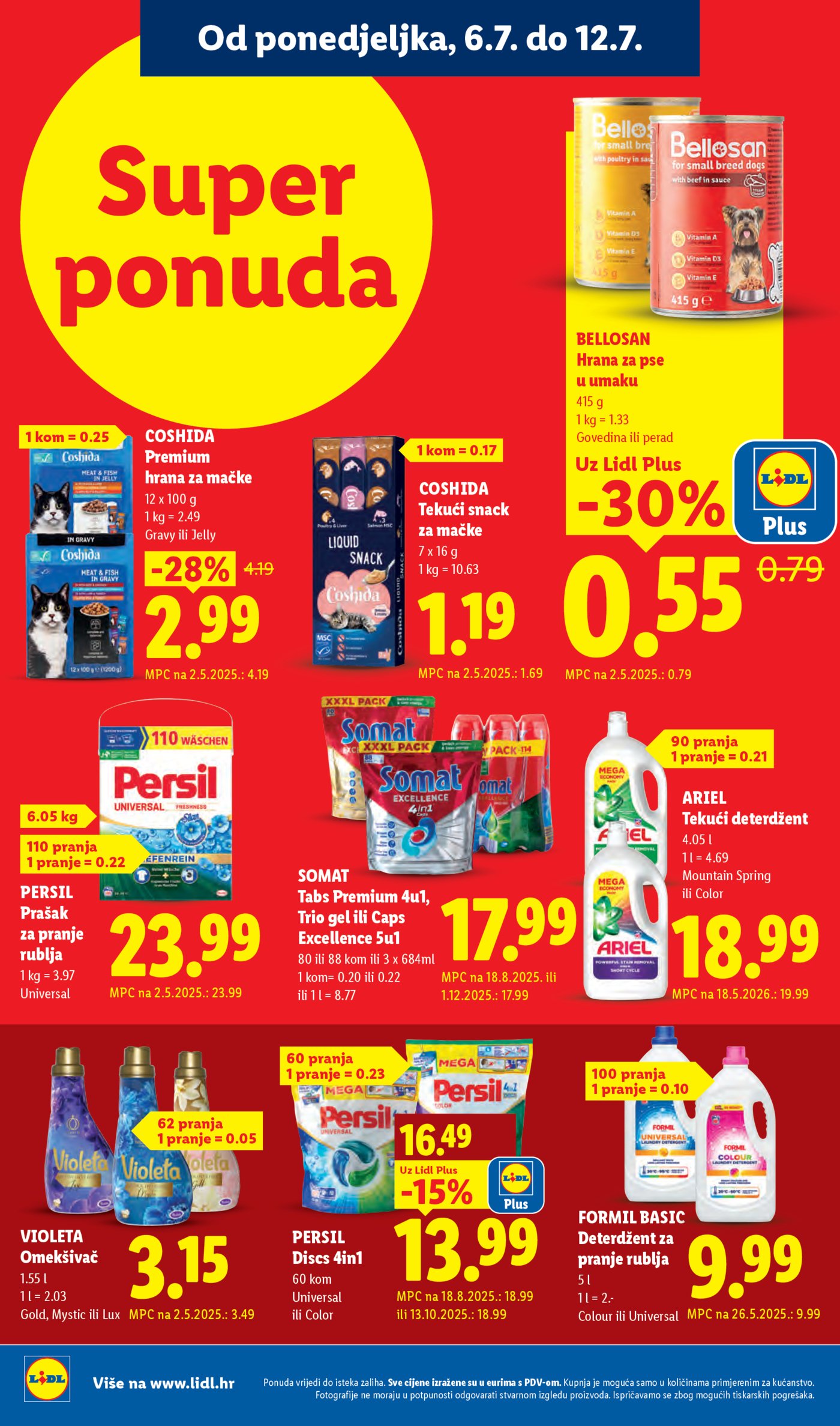 Lidl katalog Super ponuda od ponedjeljka 06.07.-12.07.2026.
