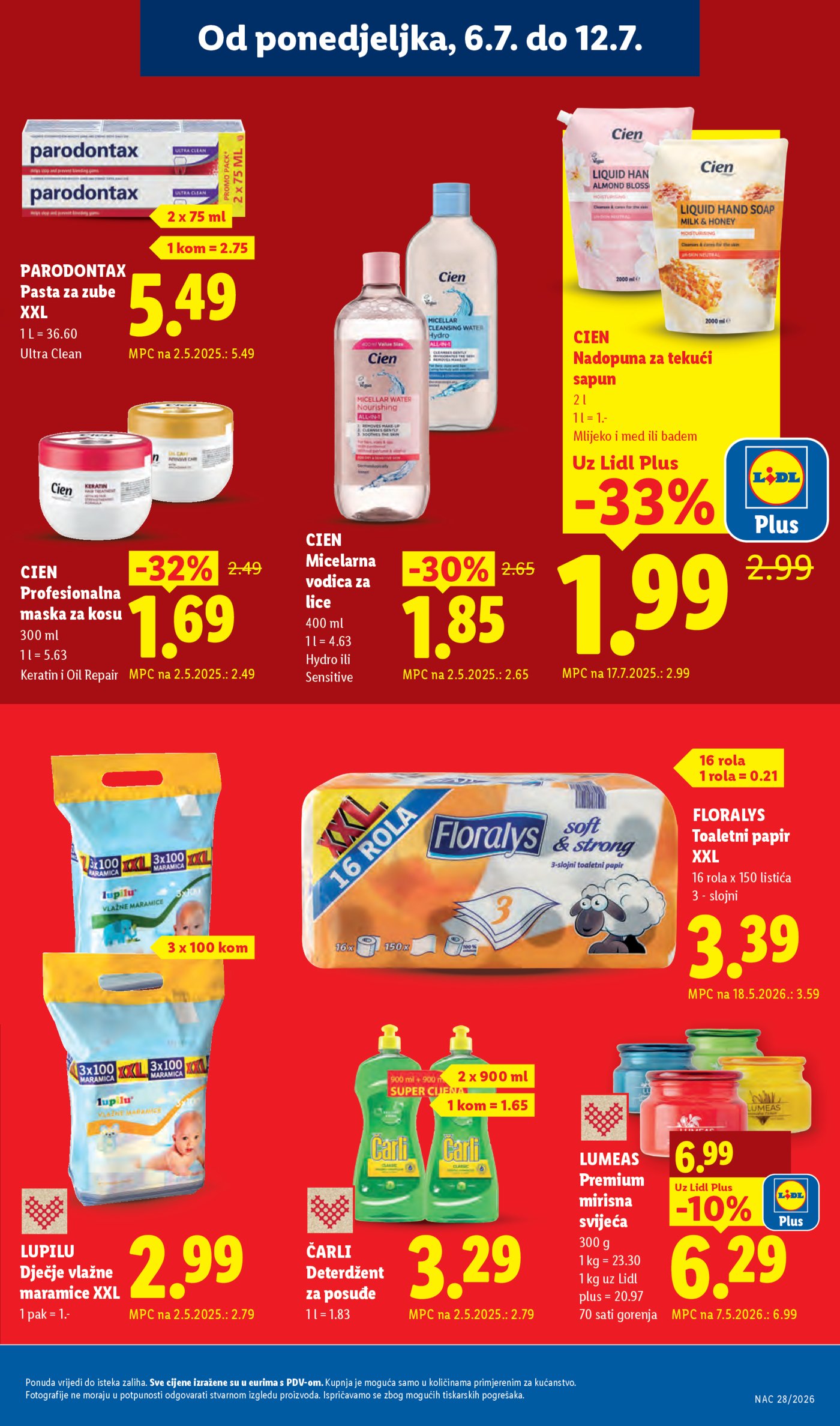Lidl katalog Super ponuda od ponedjeljka 06.07.-12.07.2026.