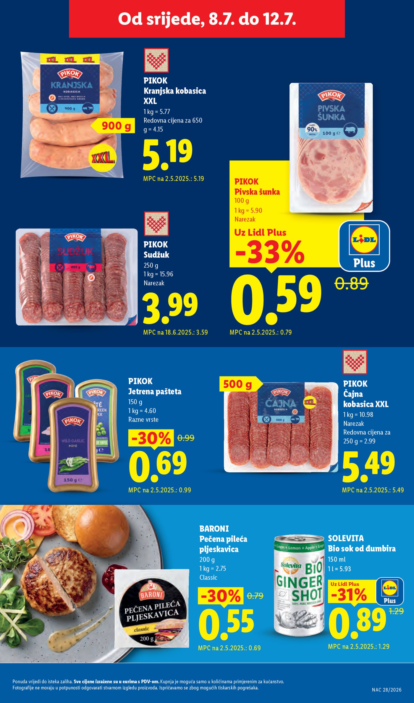 Lidl katalog Super ponuda od ponedjeljka 06.07.-12.07.2026.