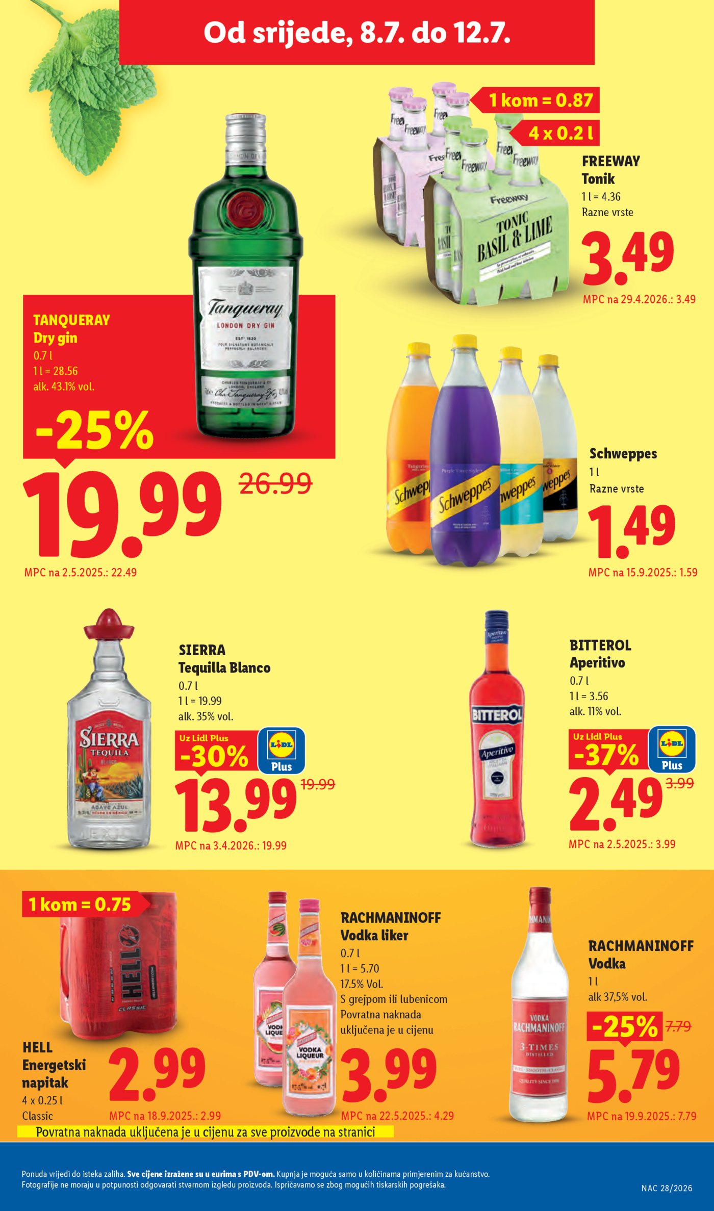 Lidl katalog Super ponuda od ponedjeljka 06.07.-12.07.2026.