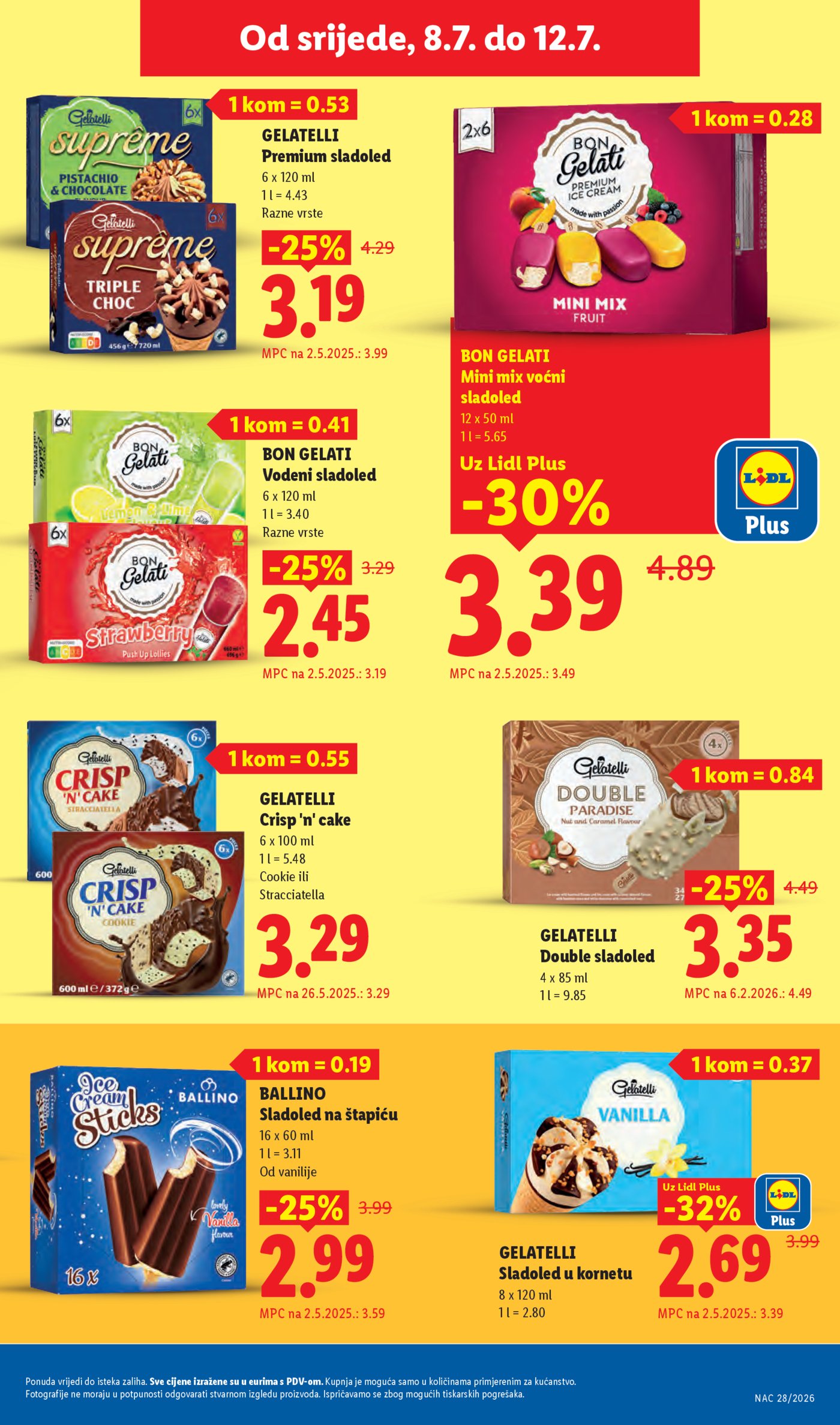 Lidl katalog Super ponuda od ponedjeljka 06.07.-12.07.2026.