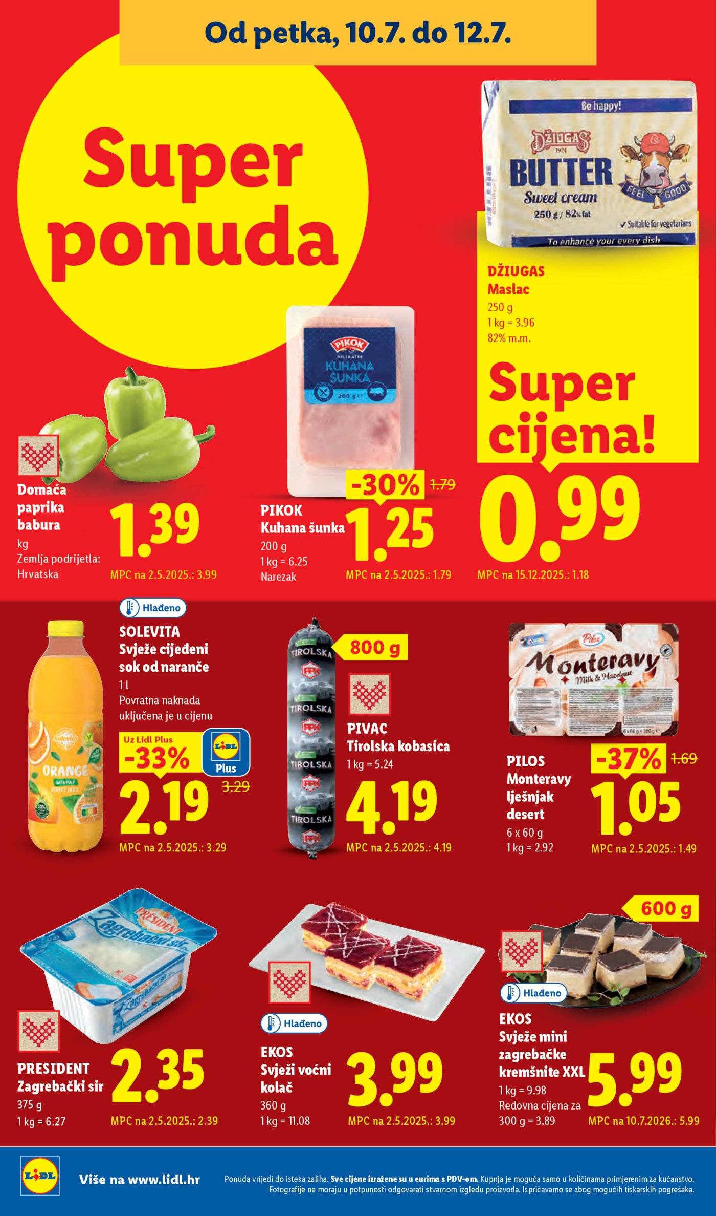 Lidl katalog Super ponuda od ponedjeljka 06.07.-12.07.2026.