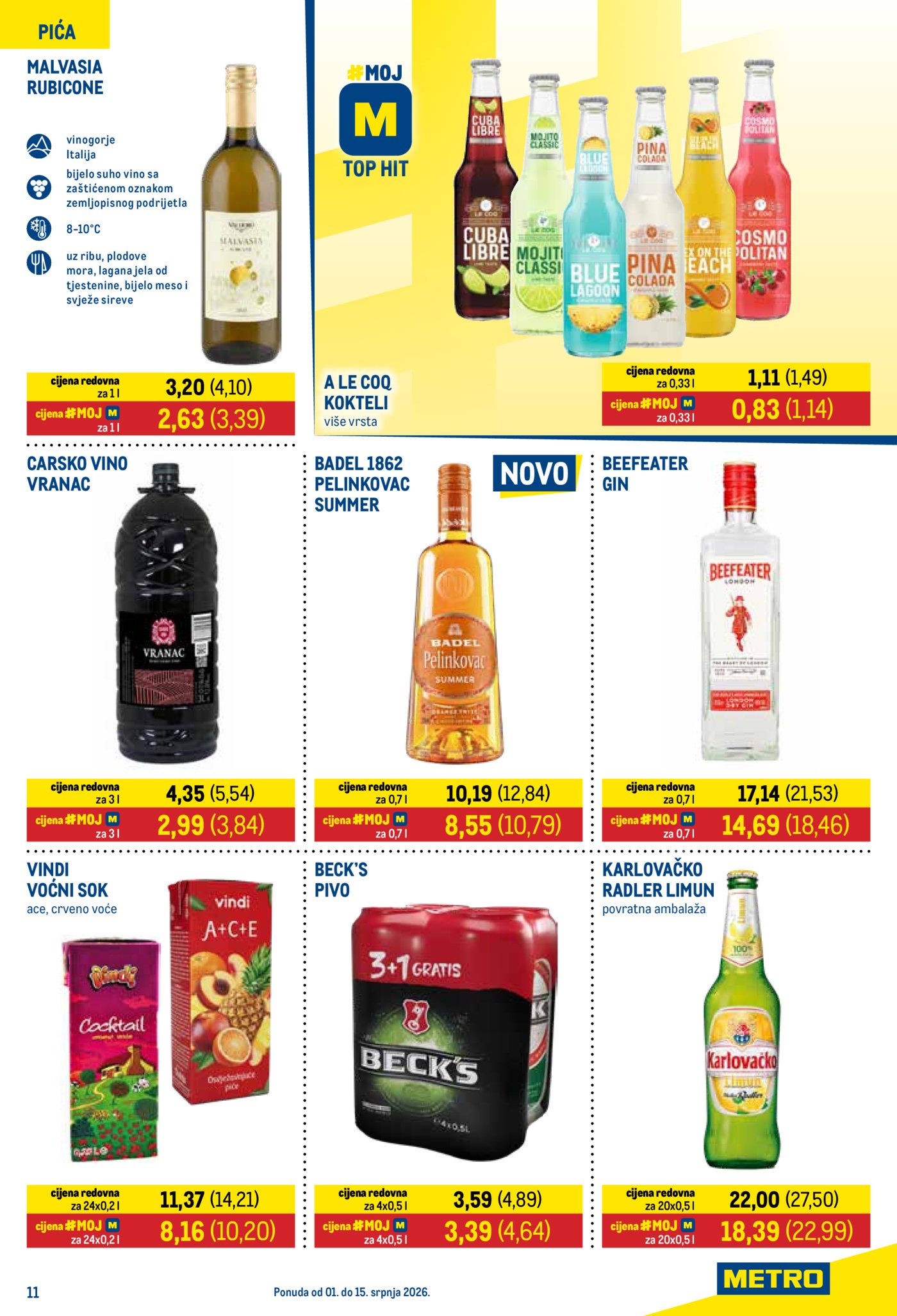 Metro katalog prehrana i neprehrana 01.07.-15.07.2026.
