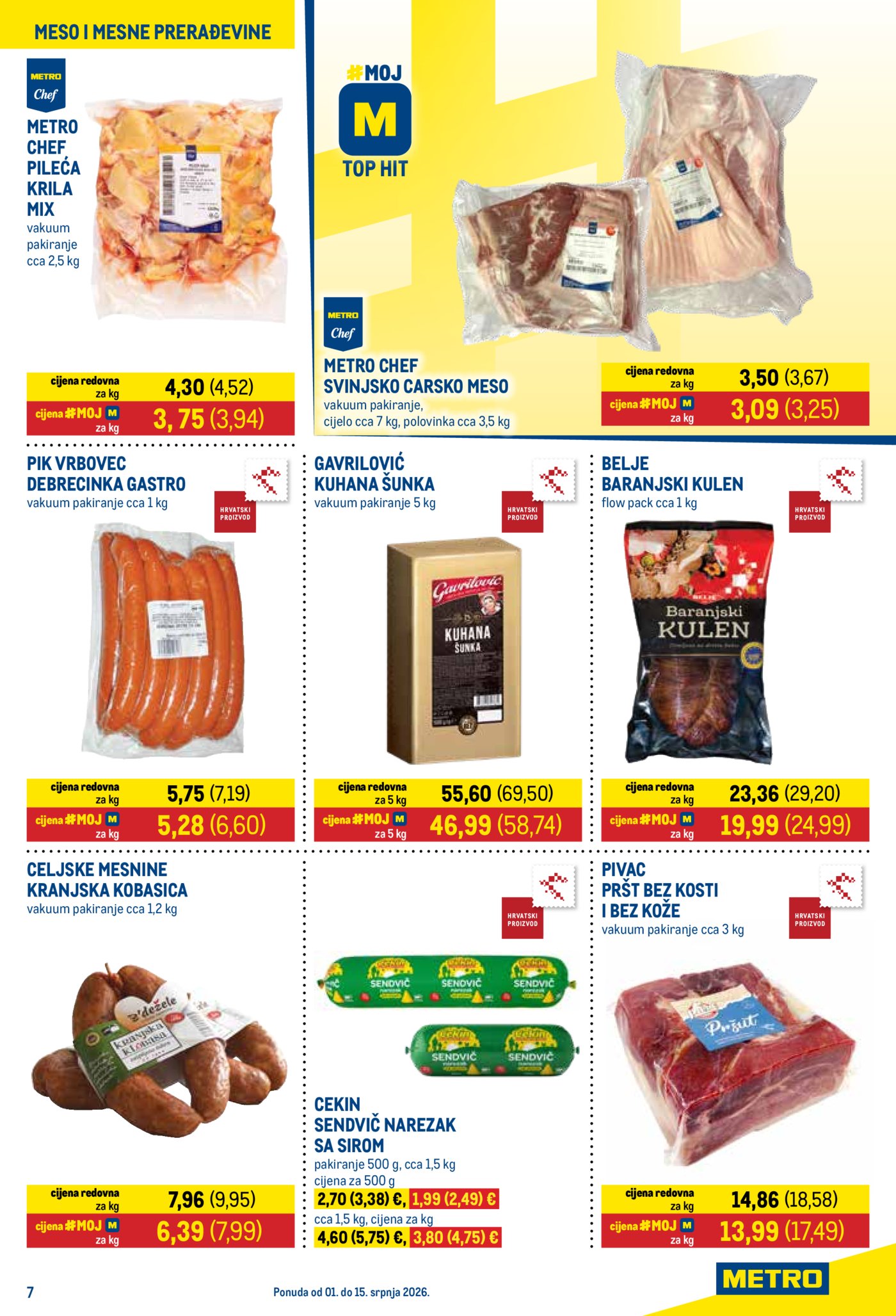 Metro katalog prehrana i neprehrana 01.07.-15.07.2026.