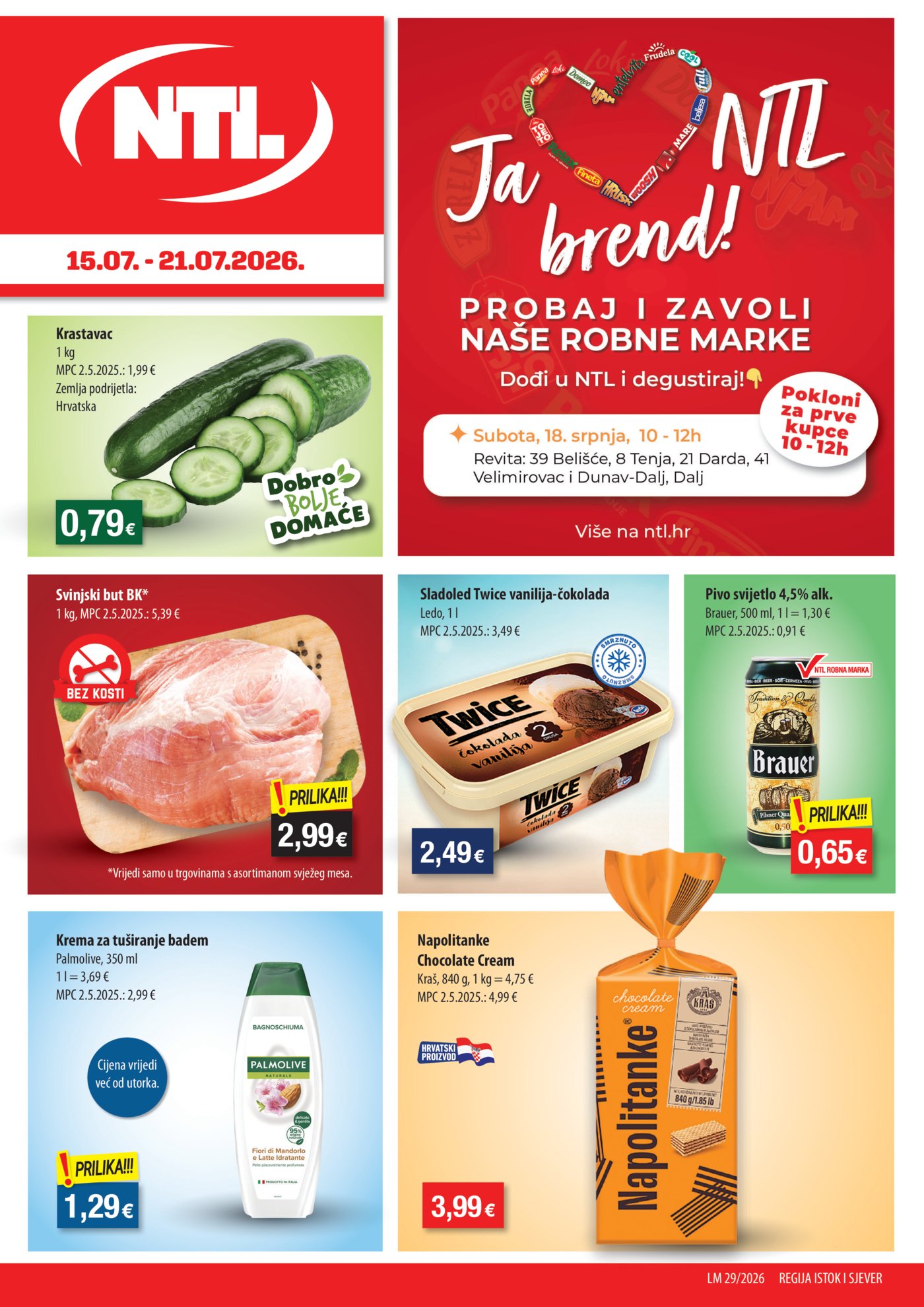 NTL katalog Akcija 15.07.-21.07.2026. Istok, Sjever