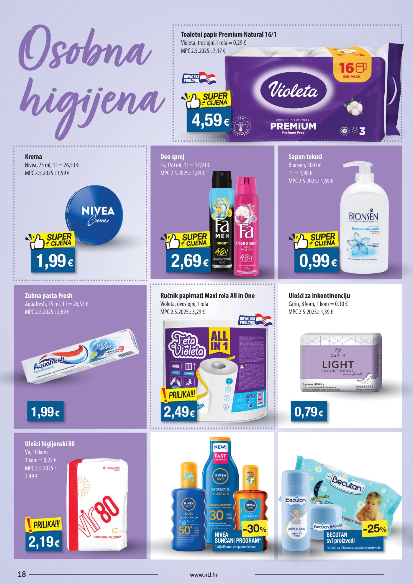 NTL katalog Akcija 15.07.-21.07.2026. Istok, Sjever
