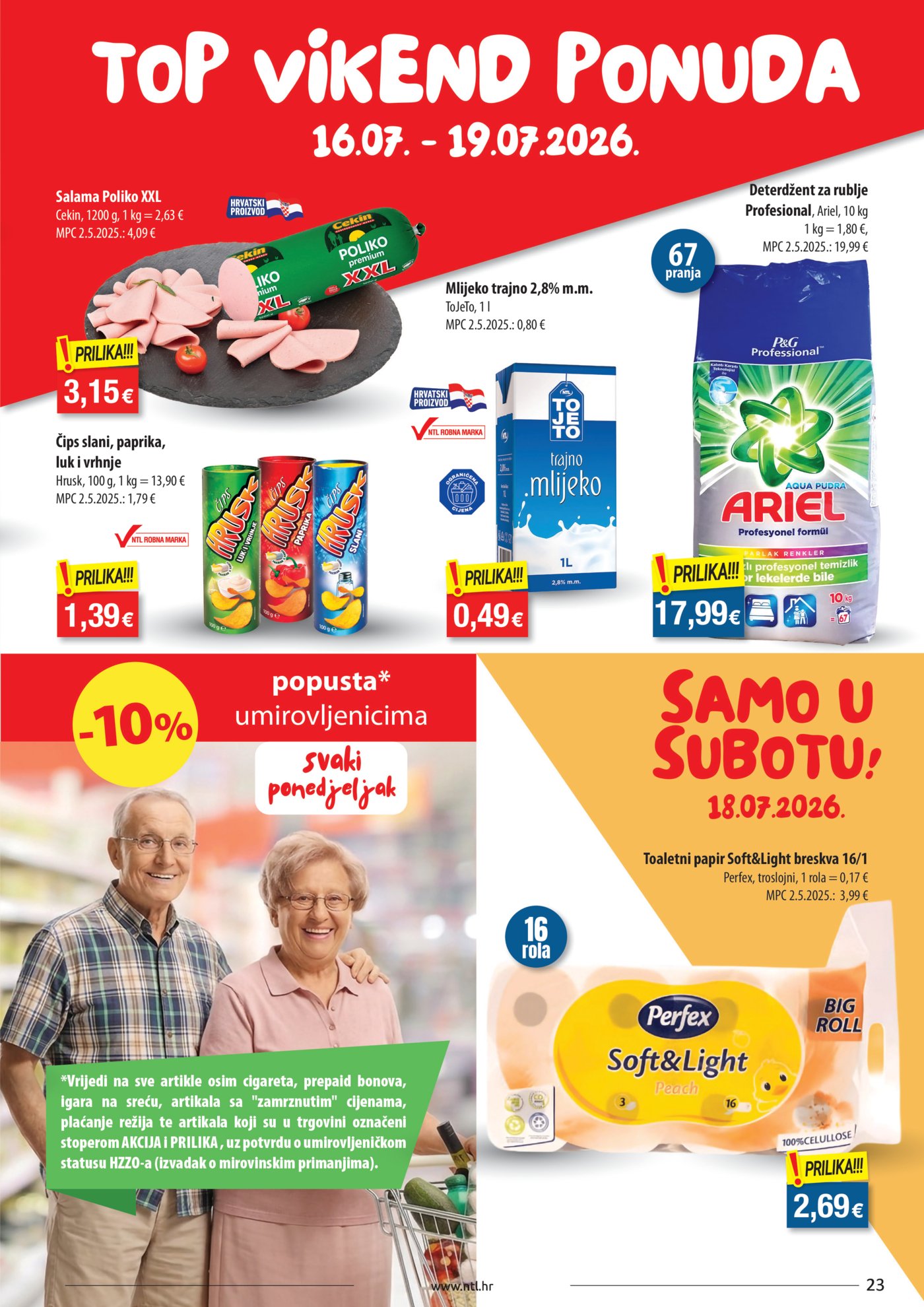 NTL katalog Akcija 15.07.-21.07.2026. Istok, Sjever