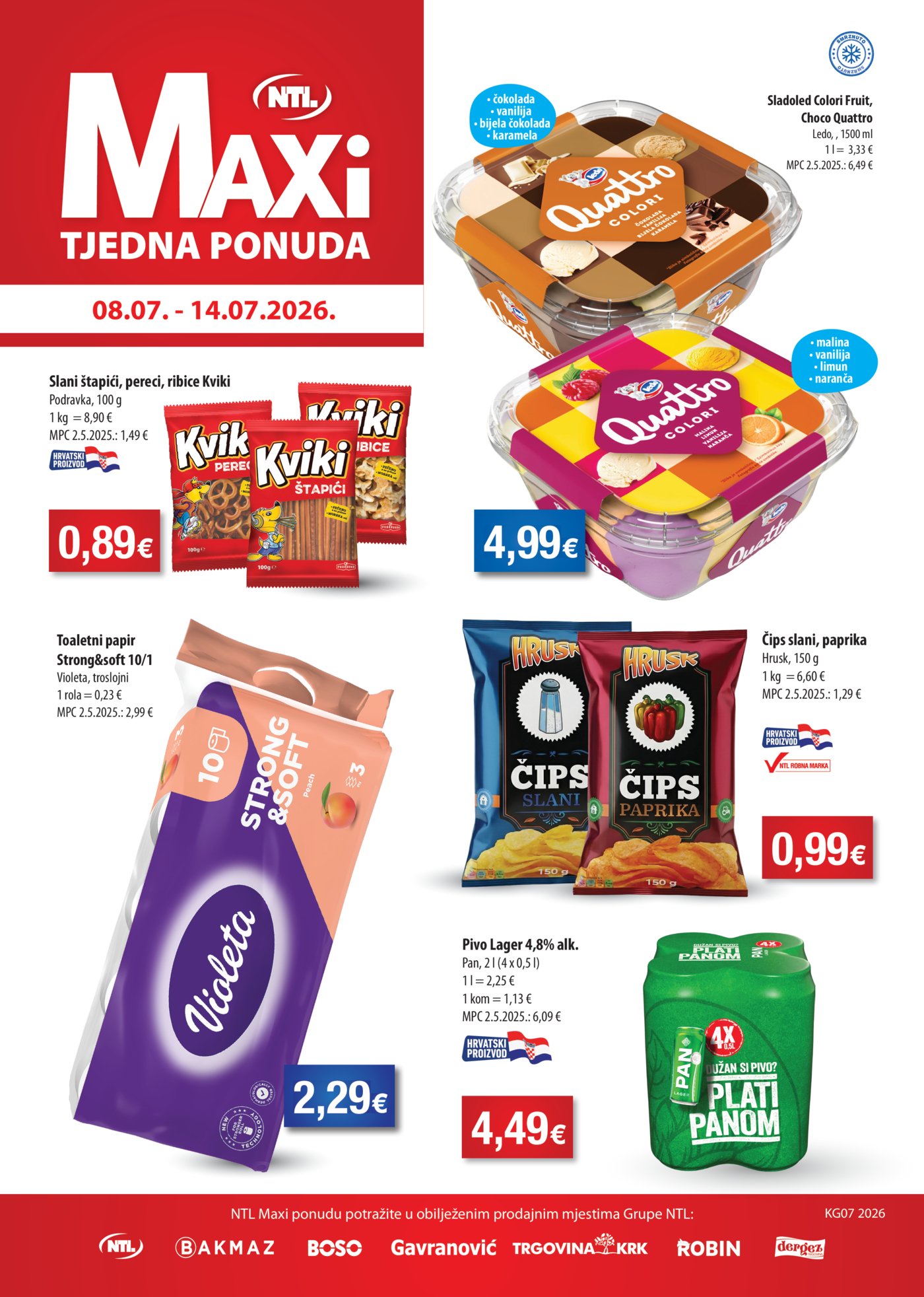 NTL katalog Maxi Tjedna ponuda 08.07. - 14.07.2026.