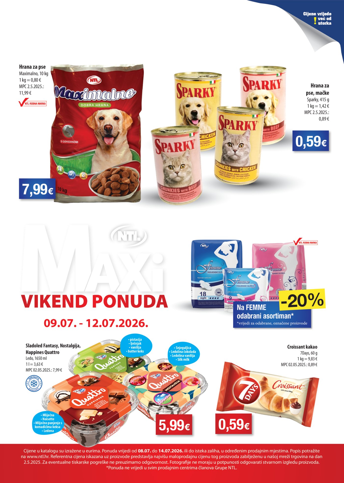 NTL katalog Maxi Tjedna ponuda 08.07. - 14.07.2026.